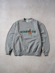 Vintage 99' Grey Scooby Do Warner Bros Studio Embroidered Crewneck (L)