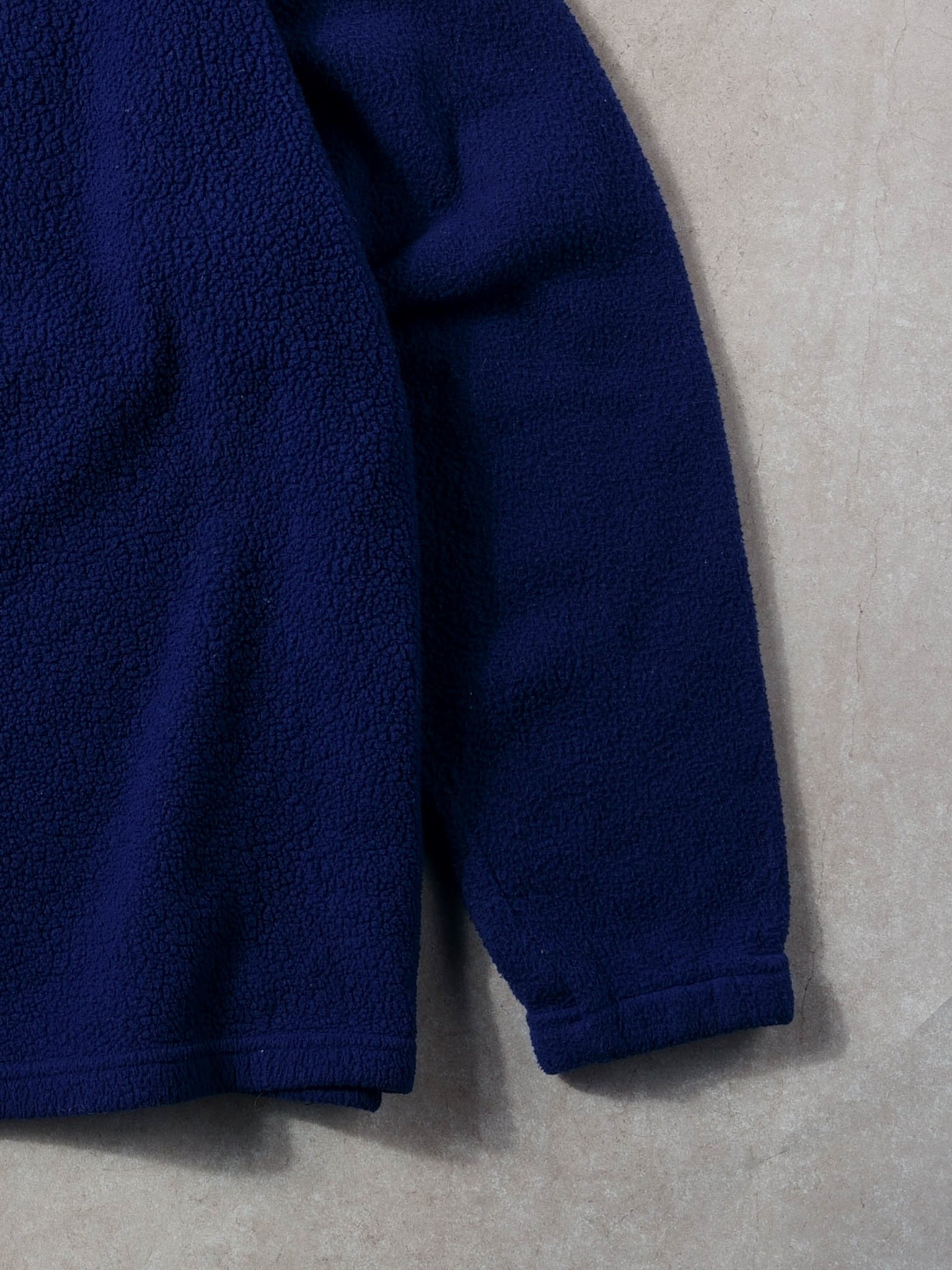 Vintage 90s Royal Blue Tommy Hilfiger Fleece 1/4 Zip Crewneck (XL)