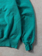 Vintage 90s Turquoise Champion Crewneck (M/L)