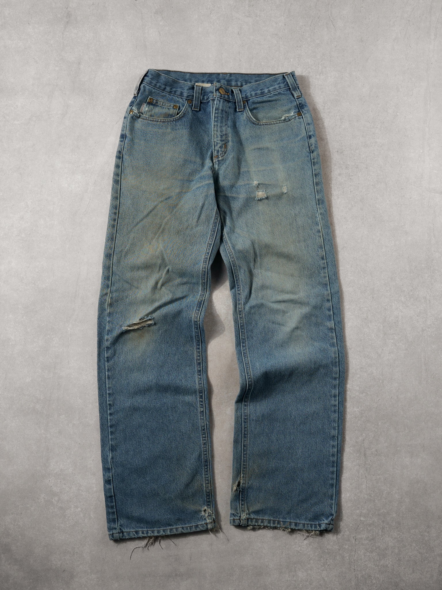 Vintage 90s Blue Carhartt Relax Fit Denim Jeans (32x32)