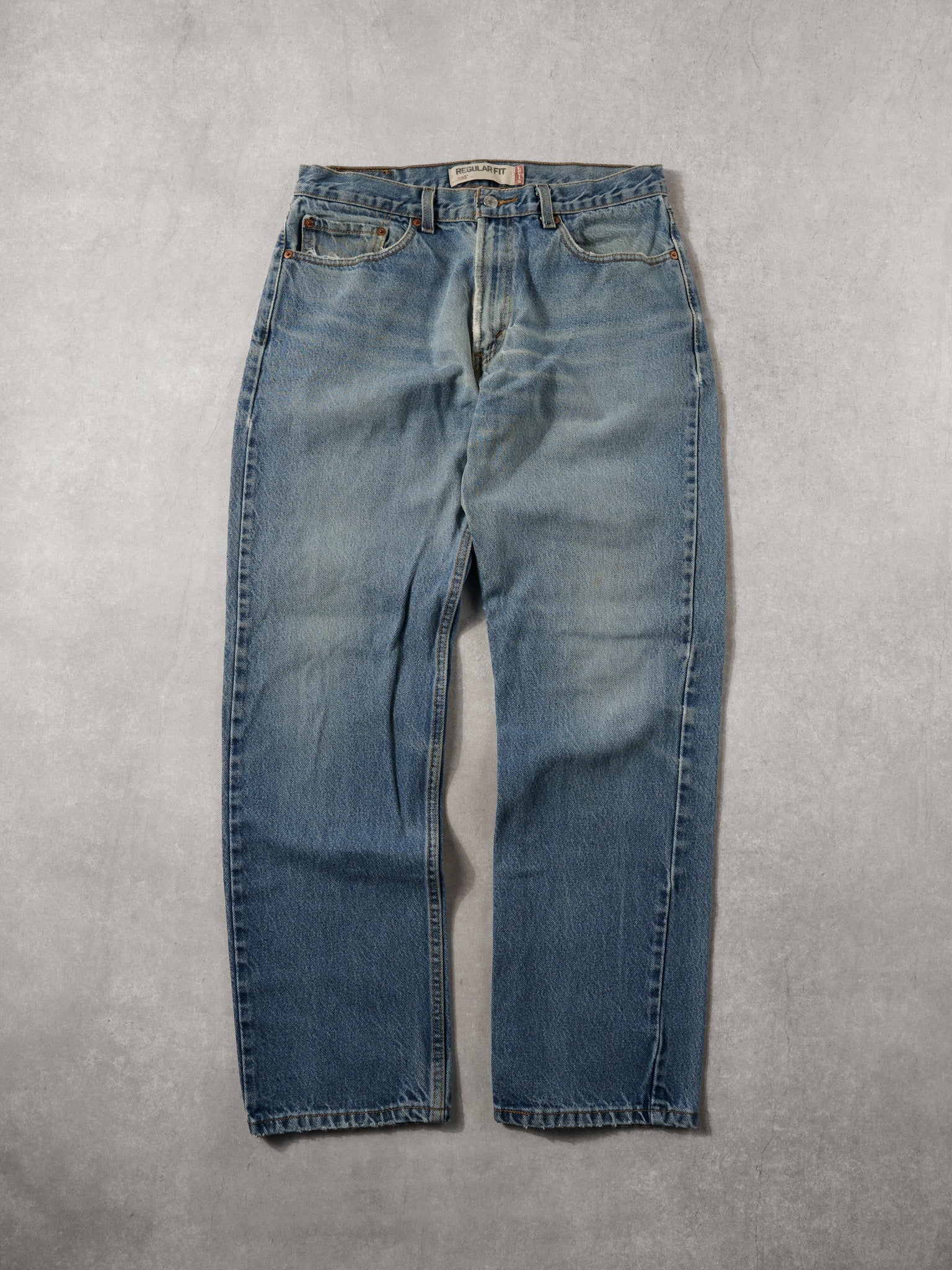 Vintage 90s Blue Levi's 505 Regluar Fit Denim Jeans (34x31)
