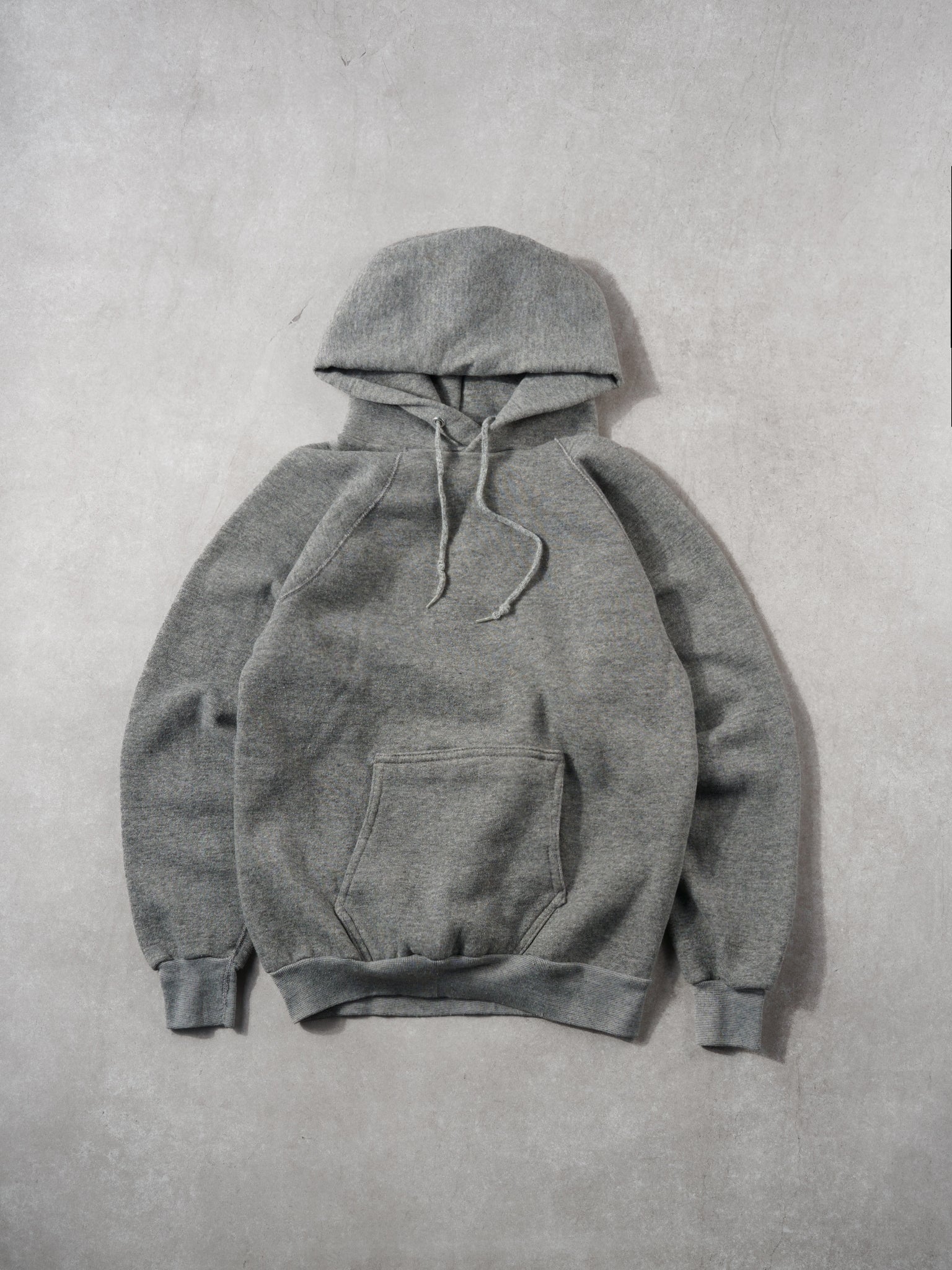 Vintage 70s Grey Blank Hoodie (S)