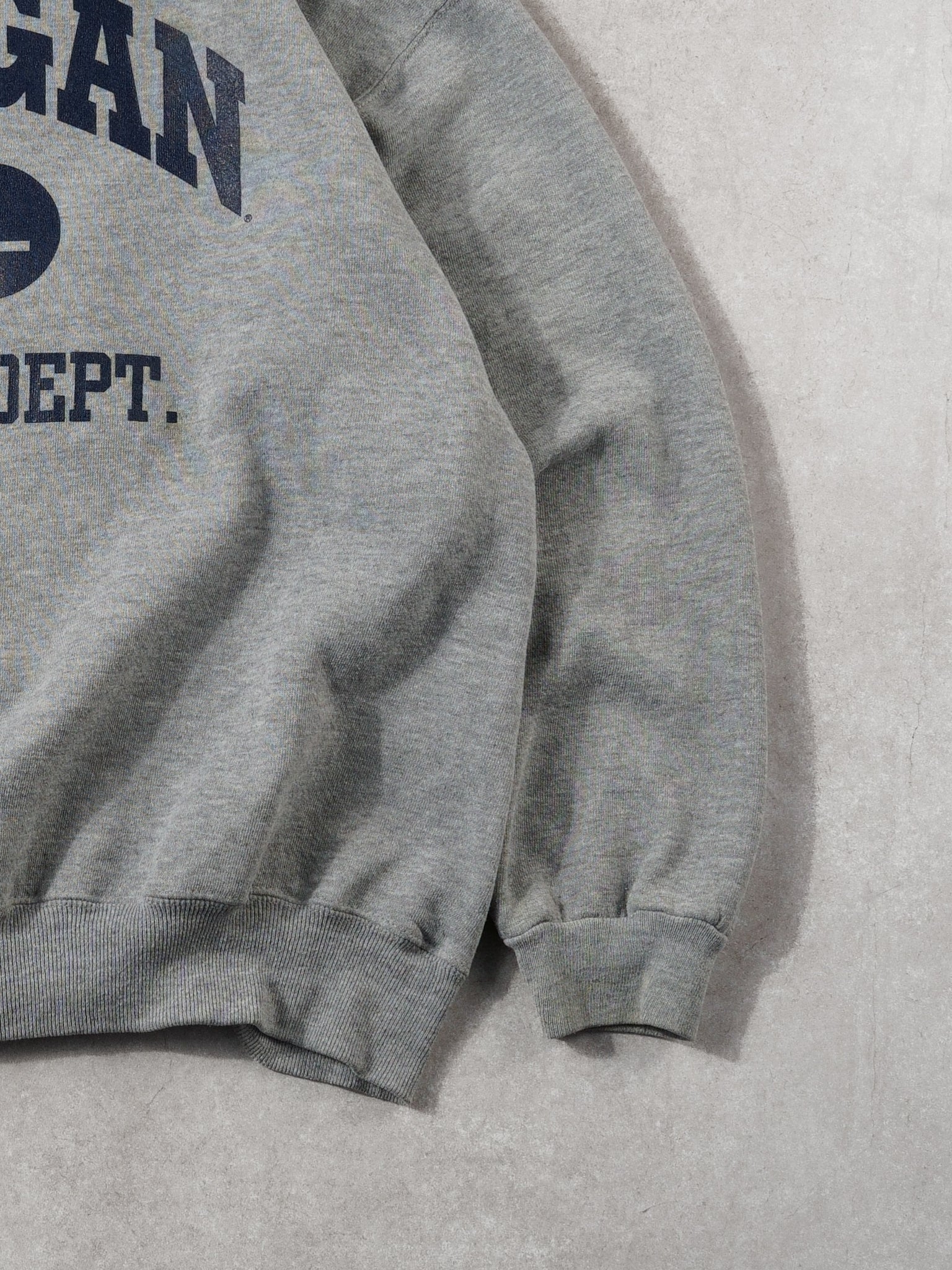 Vintage 90s Grey Michigan XXL Athletics Crewneck (L/XL)