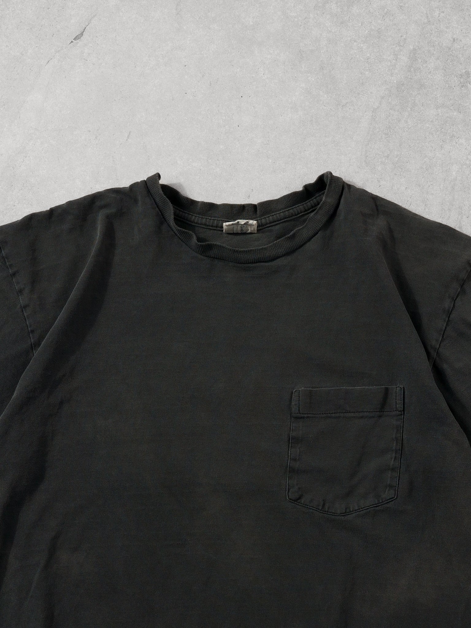 Vintage 90s Grey Single Stitched Gap Pocket Tee (M)