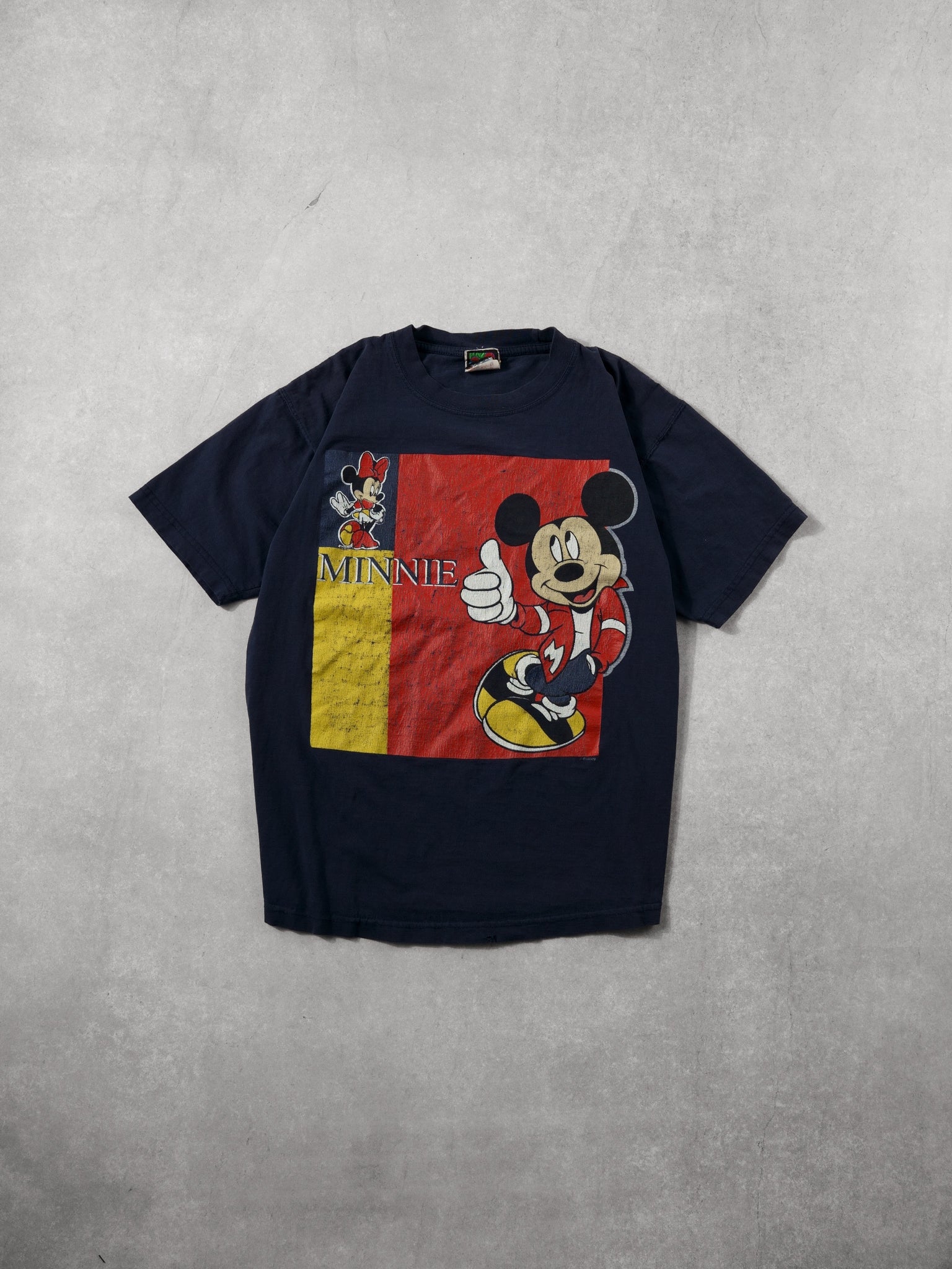 Vintage 90s Navy Blue Minnie Mouse Graphic Tee (S)