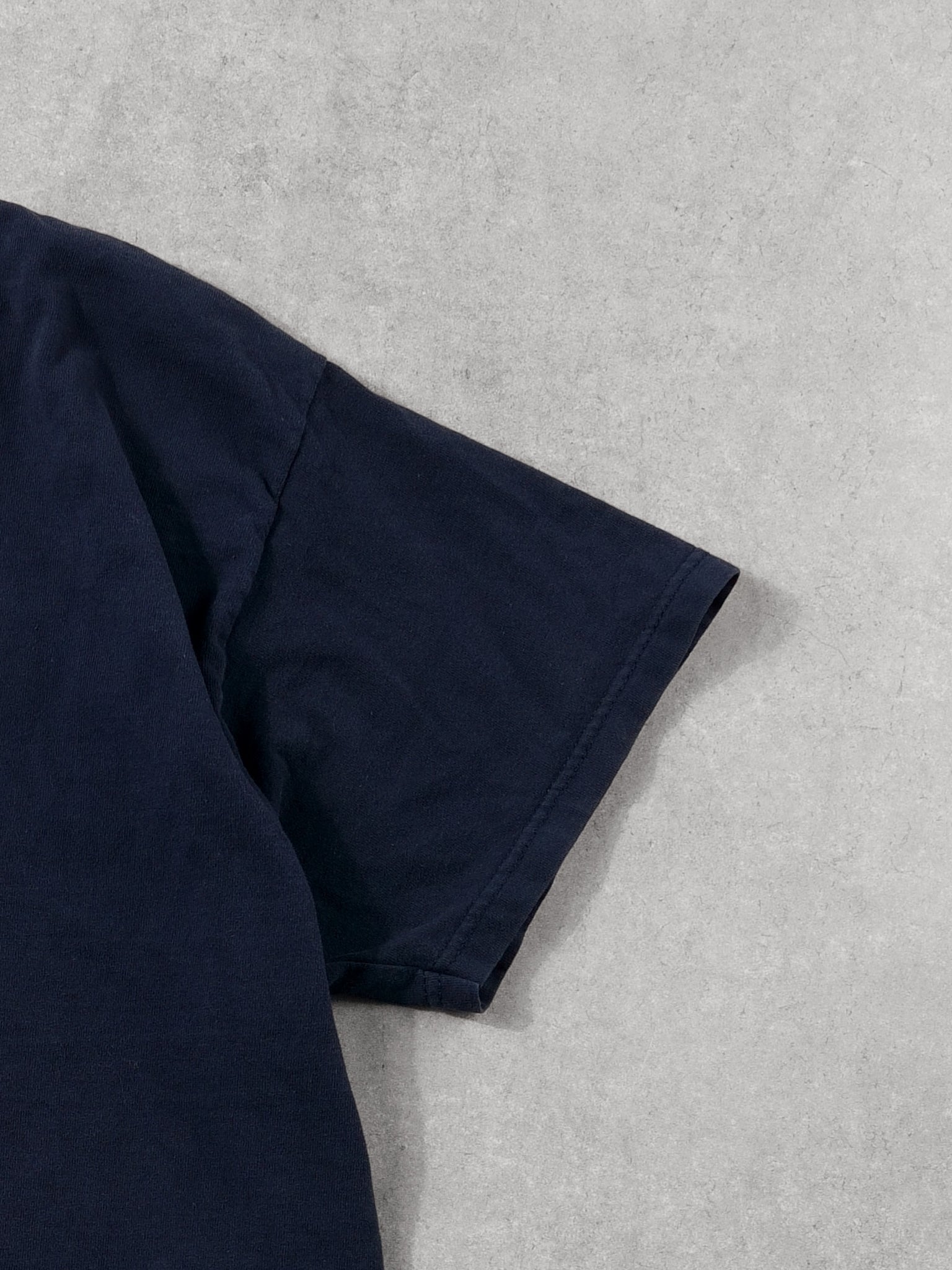 Vintage 90s Navy Blue New York City Embroidery Tee (L)