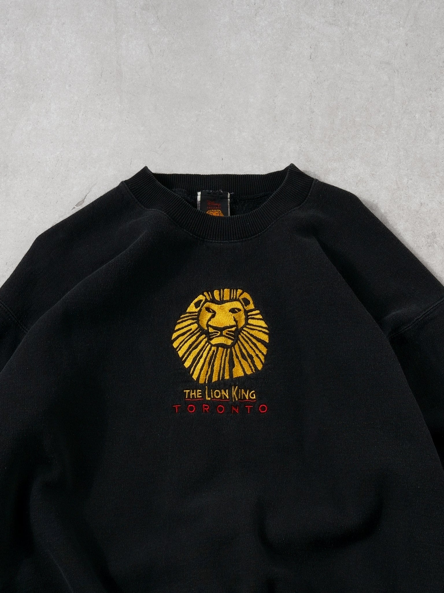Vintage 90s Black The Lion King Toronto Disney Crewneck (M)