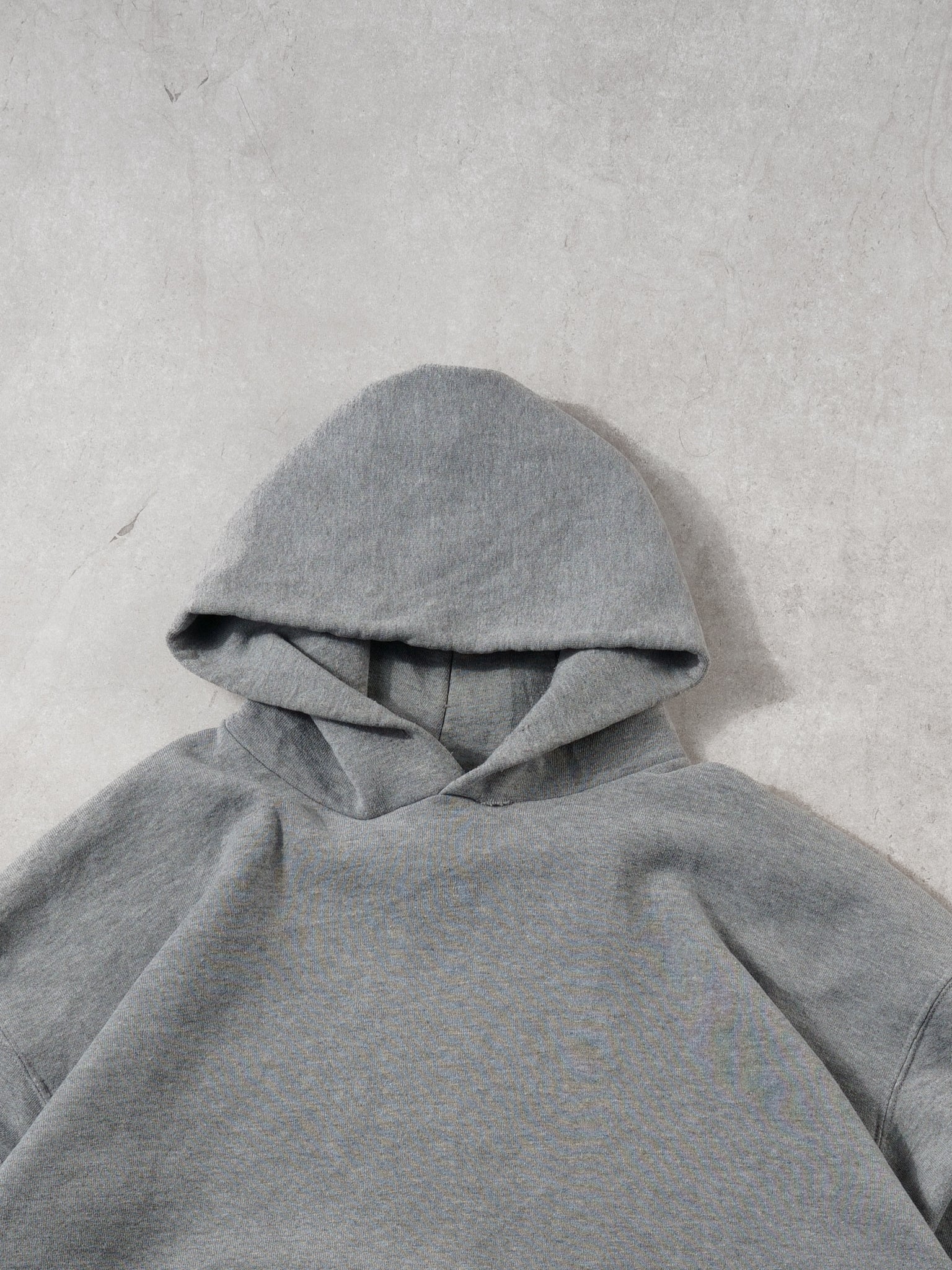 Vintage 90s Grey Russell Athletics Blank Hoodie (L)