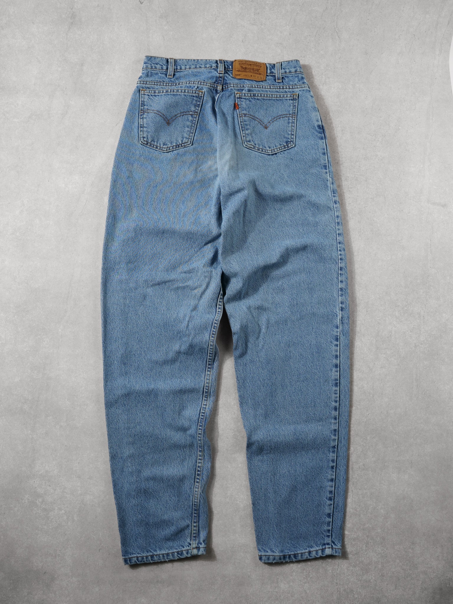 Vintage 70s Blue Levi's 560 Denim Jeans (32x34)