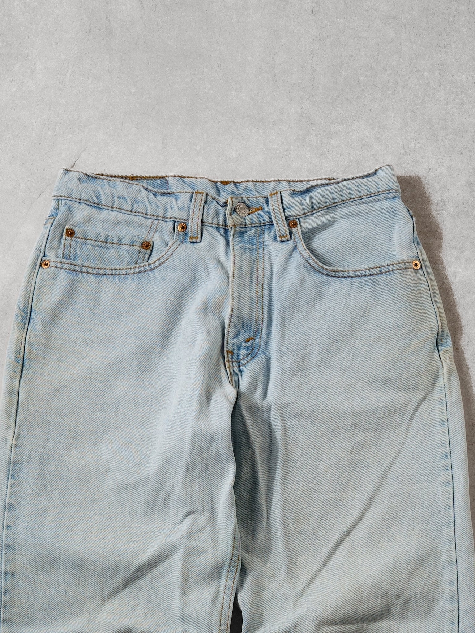 Vintage 90s Light Blue Levi's 550 Denim Jeans (30x30)