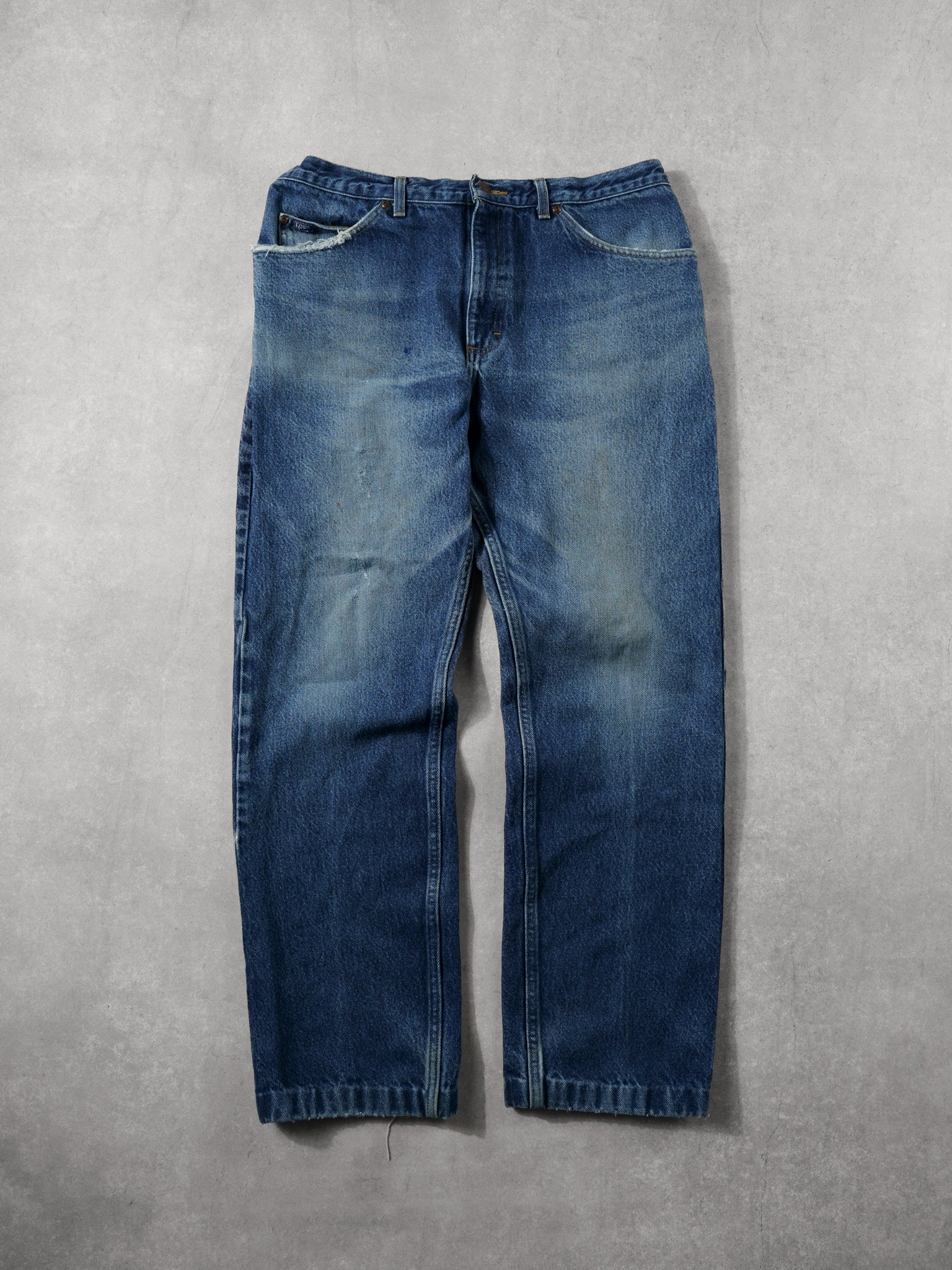 Vintage 90s Dark Blue Lee Denim Jeans (36x30)