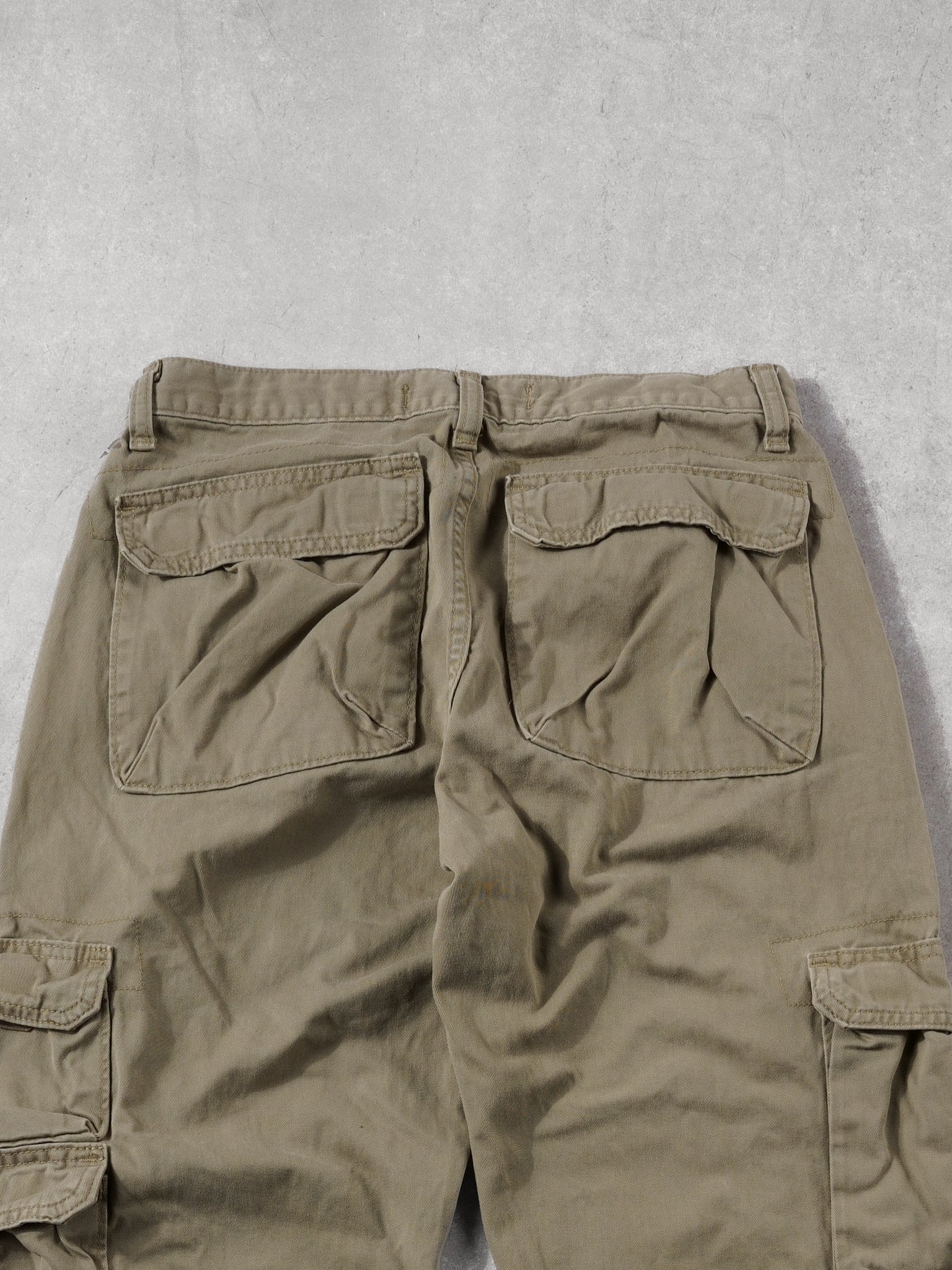 Vintage 90s Beige Wrangler Cargo Pants (30x30)