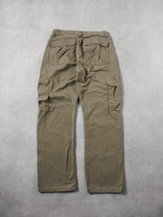 Vintage 90s Beige Wrangler Cargo Pants (30x30)