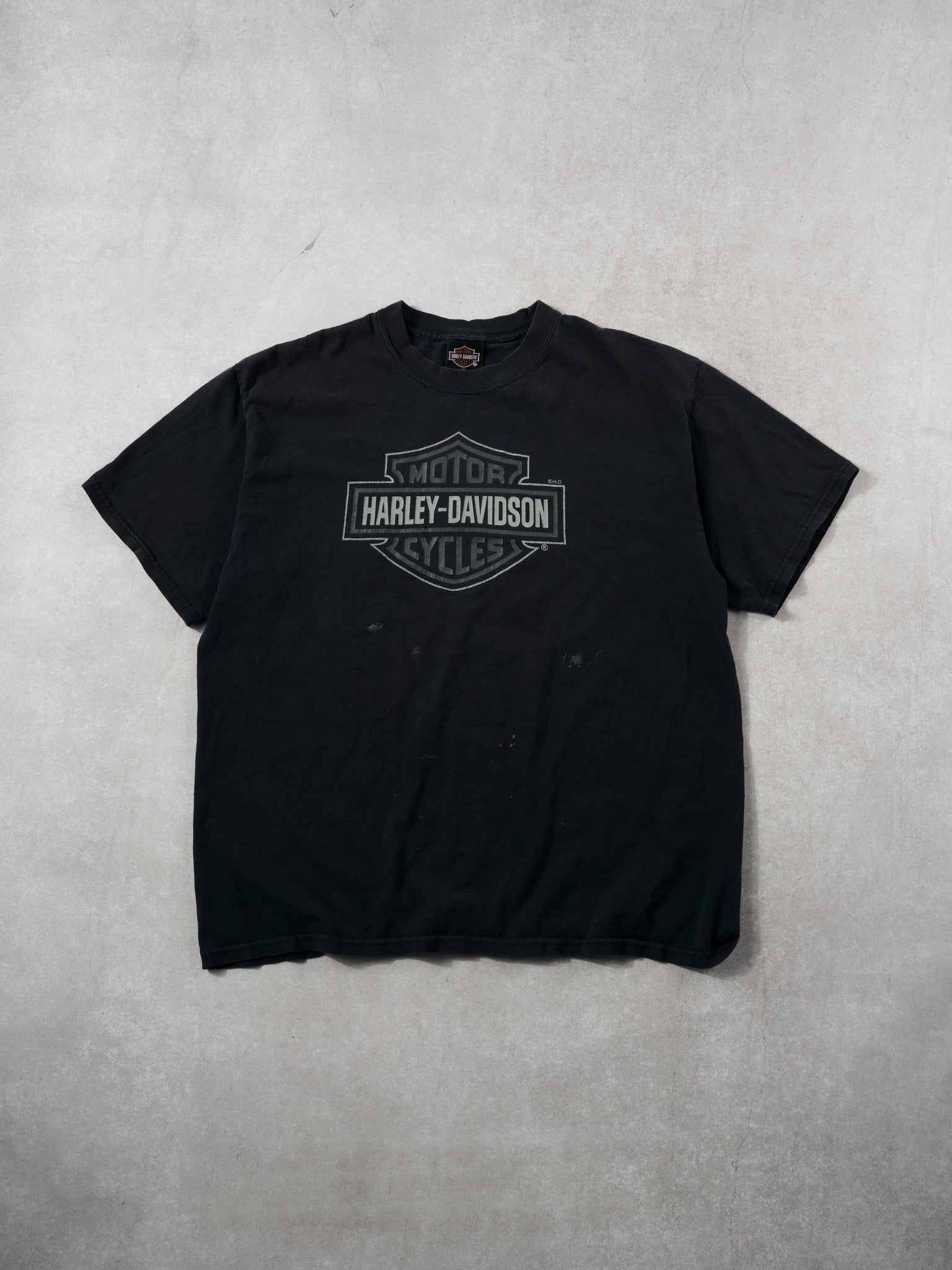 Vintage Y2k Black Harley Davidson Cancun Mexico Graphic Tee (L)