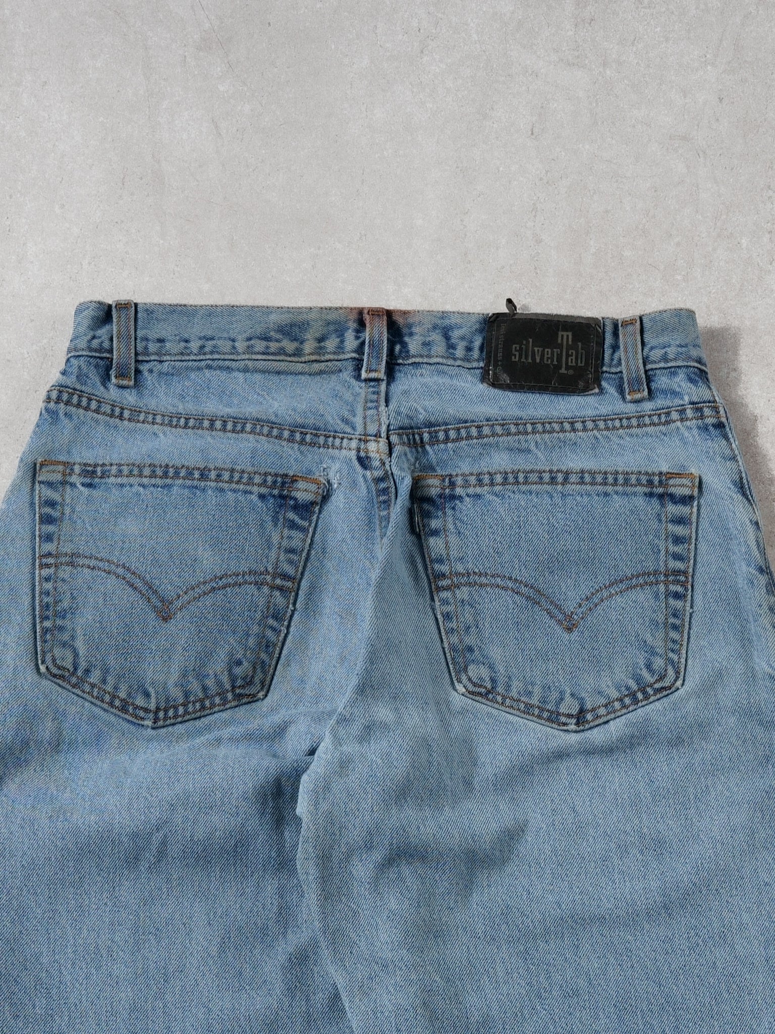 Vintage 90s Light Blue Silver Tab Levi's  Denim Jeans (30x31)
