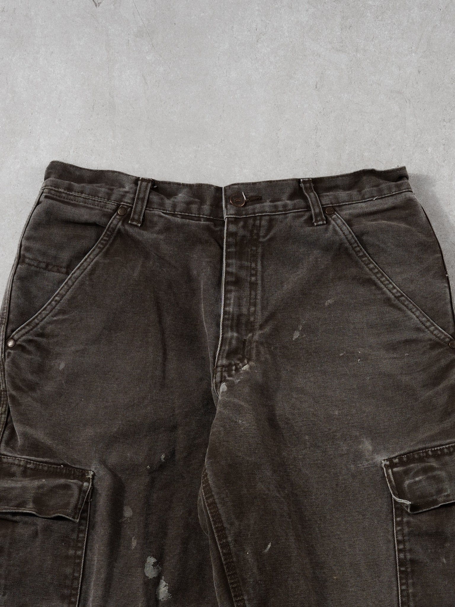 Vintage 90s Brown Tough Duck Workwear Cargo Pants (32x33)