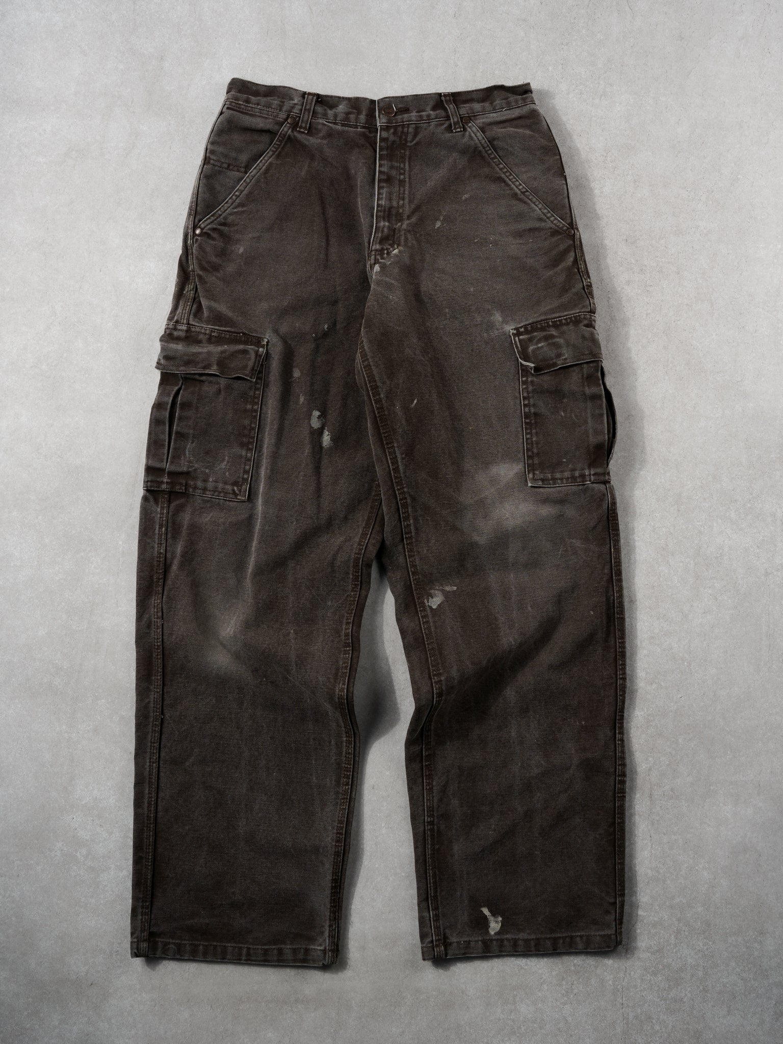 Vintage 90s Brown Tough Duck Workwear Cargo Pants (32x33)