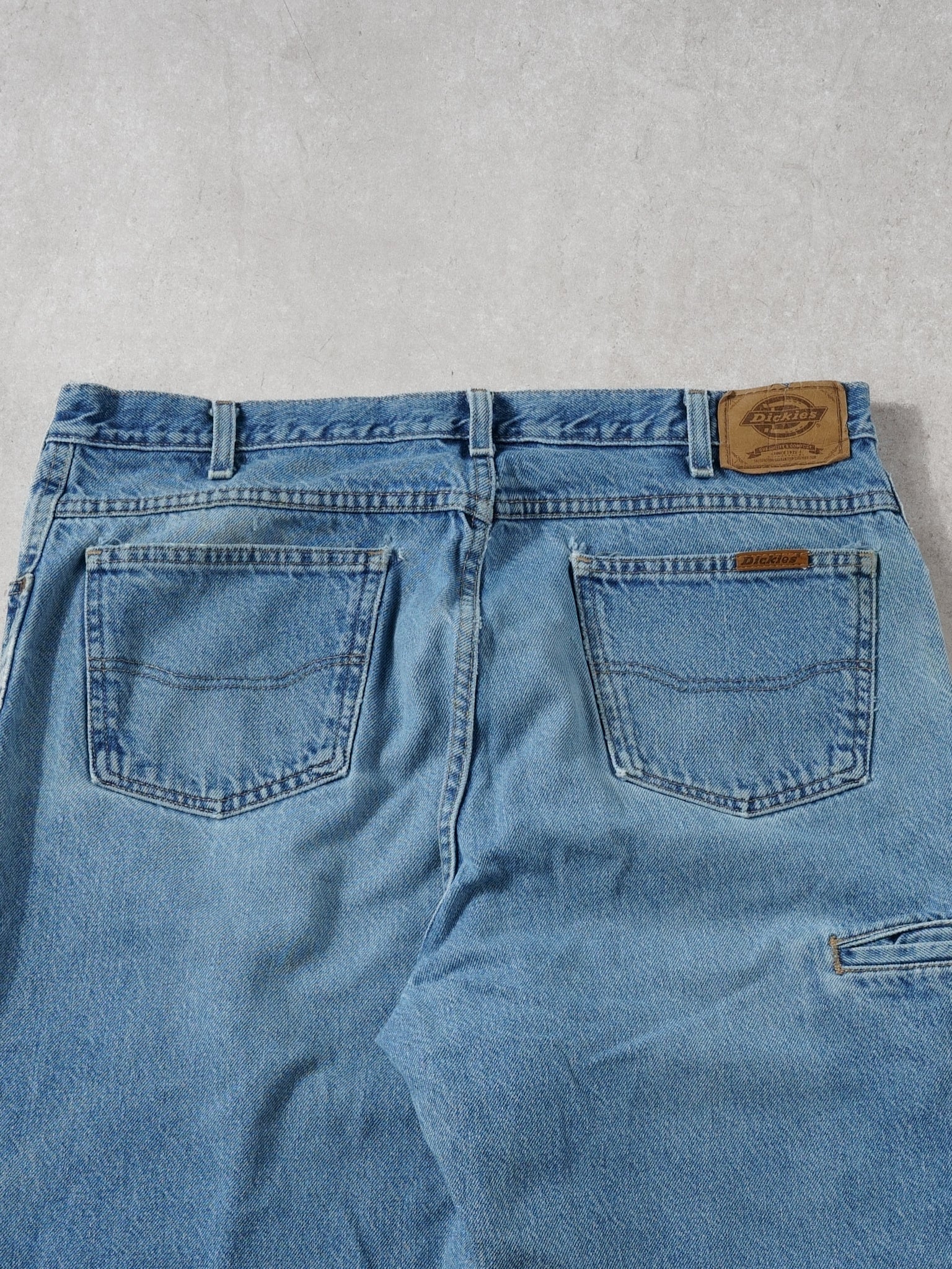Vintage 90s Blue Dickies Double Knee Carpenter Pants (36x31)