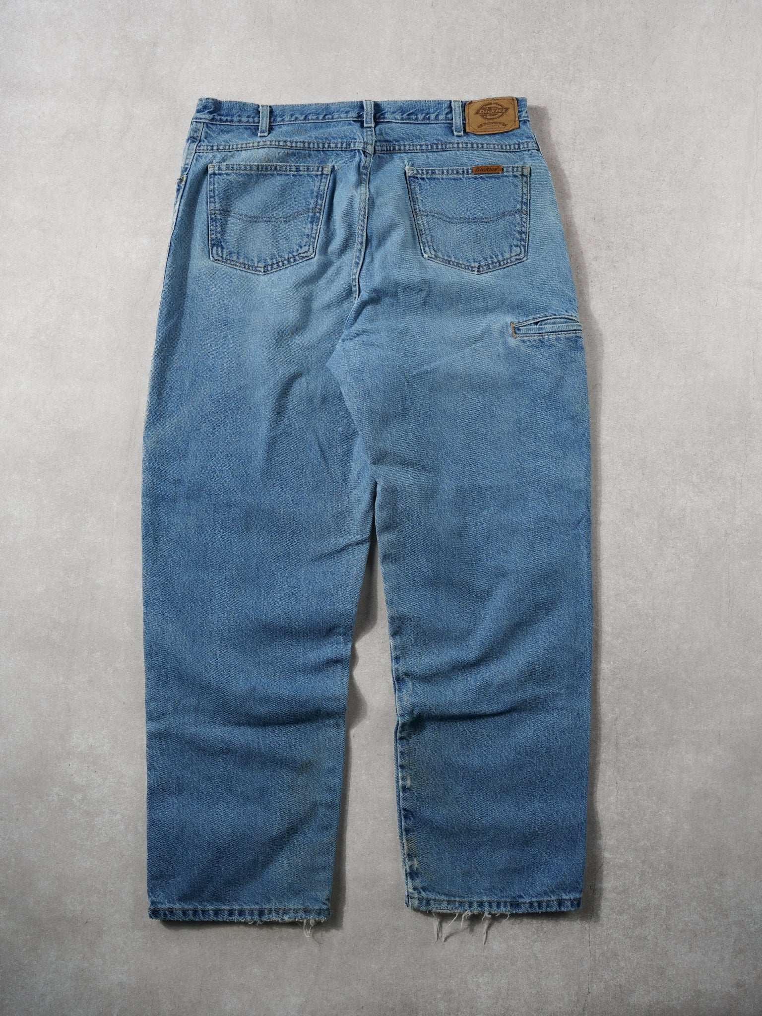 Vintage 90s Blue Dickies Double Knee Carpenter Pants (36x31)