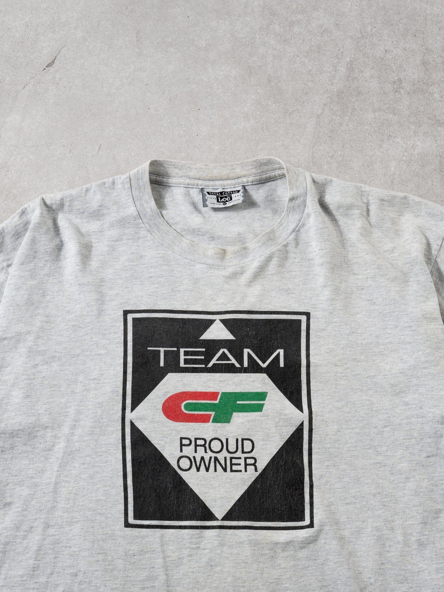 Vintage 90s Grey Team CF Tee (L)