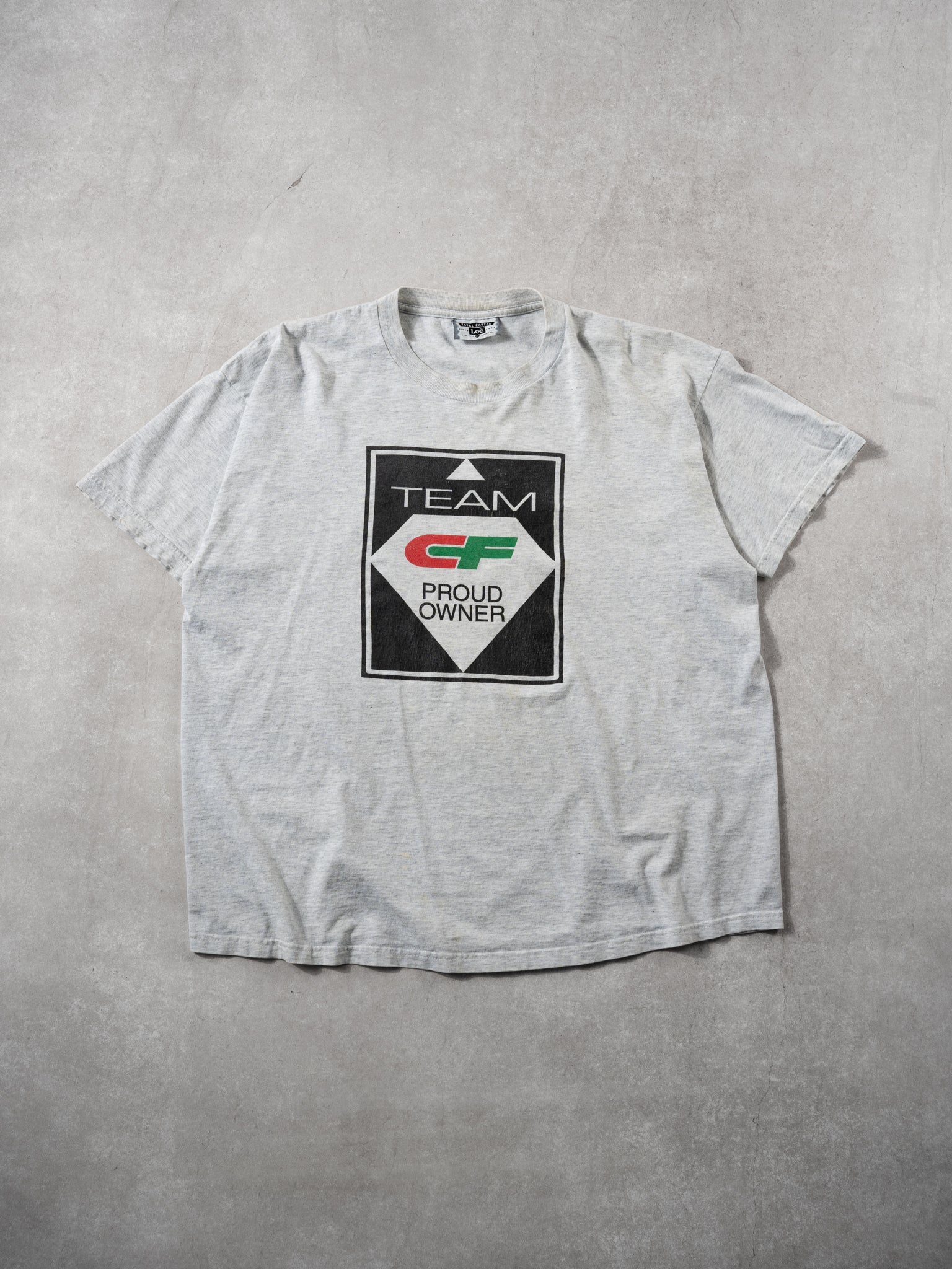 Vintage 90s Grey Team CF Tee (L)
