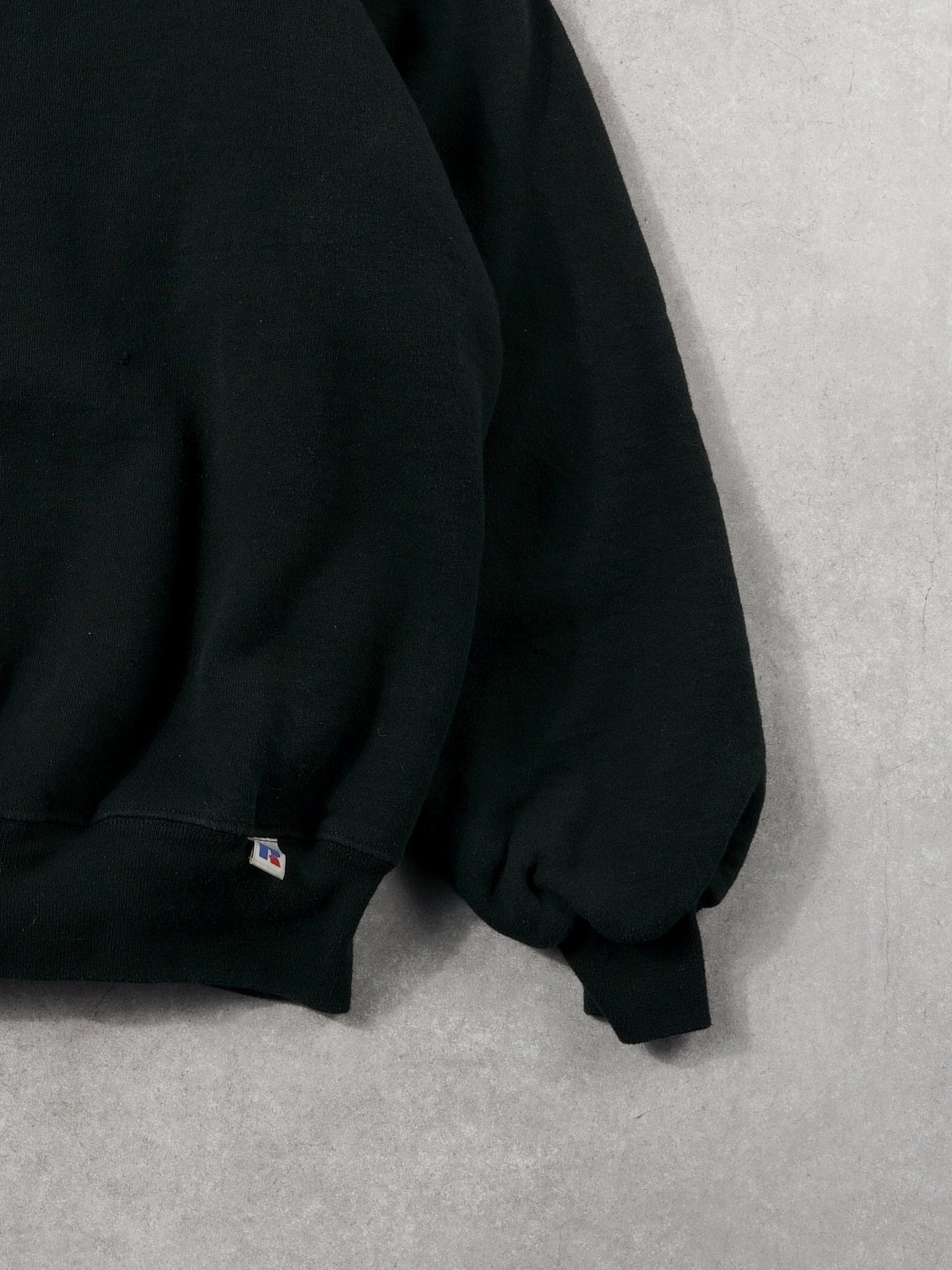 Vintage 90s Black Russell Athletics Blank Crewneck (L)