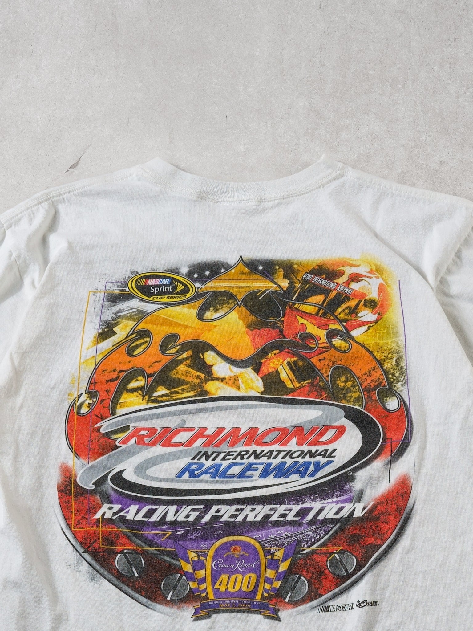 Vintage 09' White Richmond International Raceway Graphic Tee (S/M)