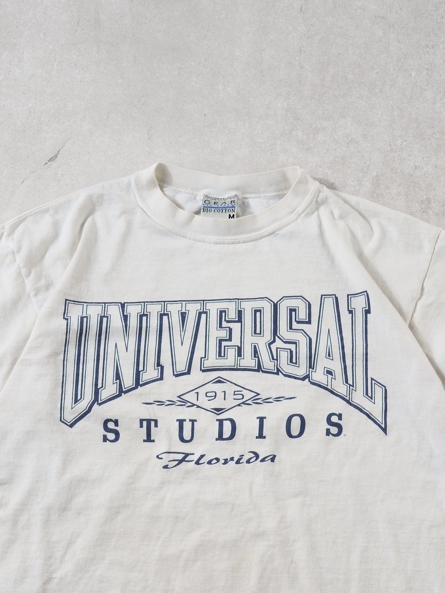 Vintage 90s White Universal Studio Florida Tee (M)