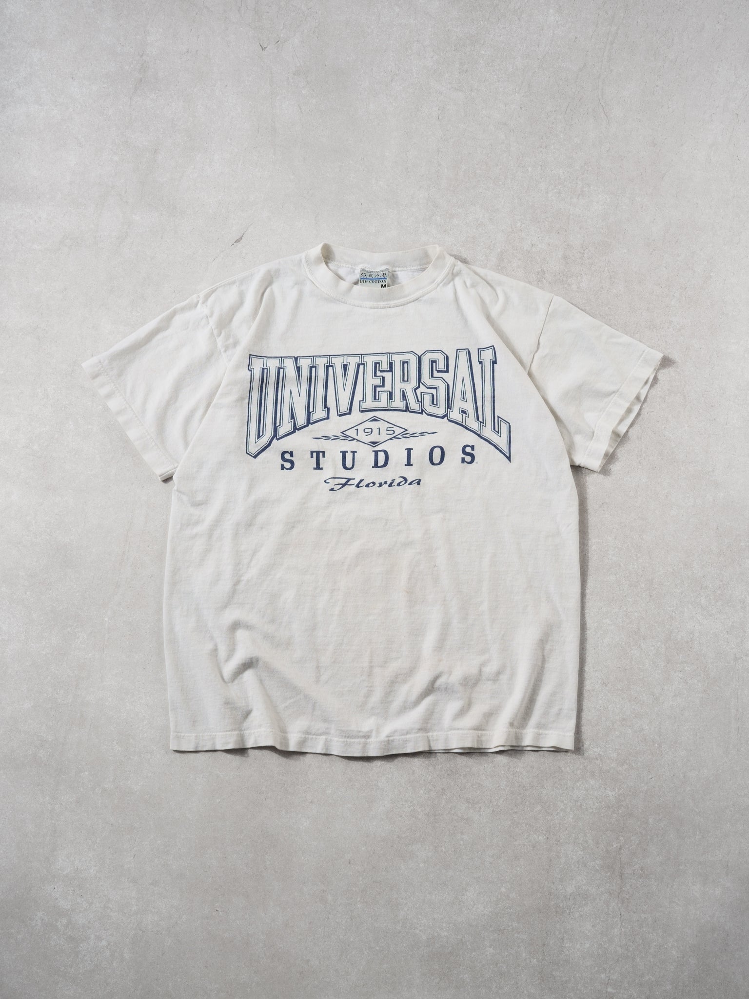 Vintage 90s White Universal Studio Florida Tee (M)