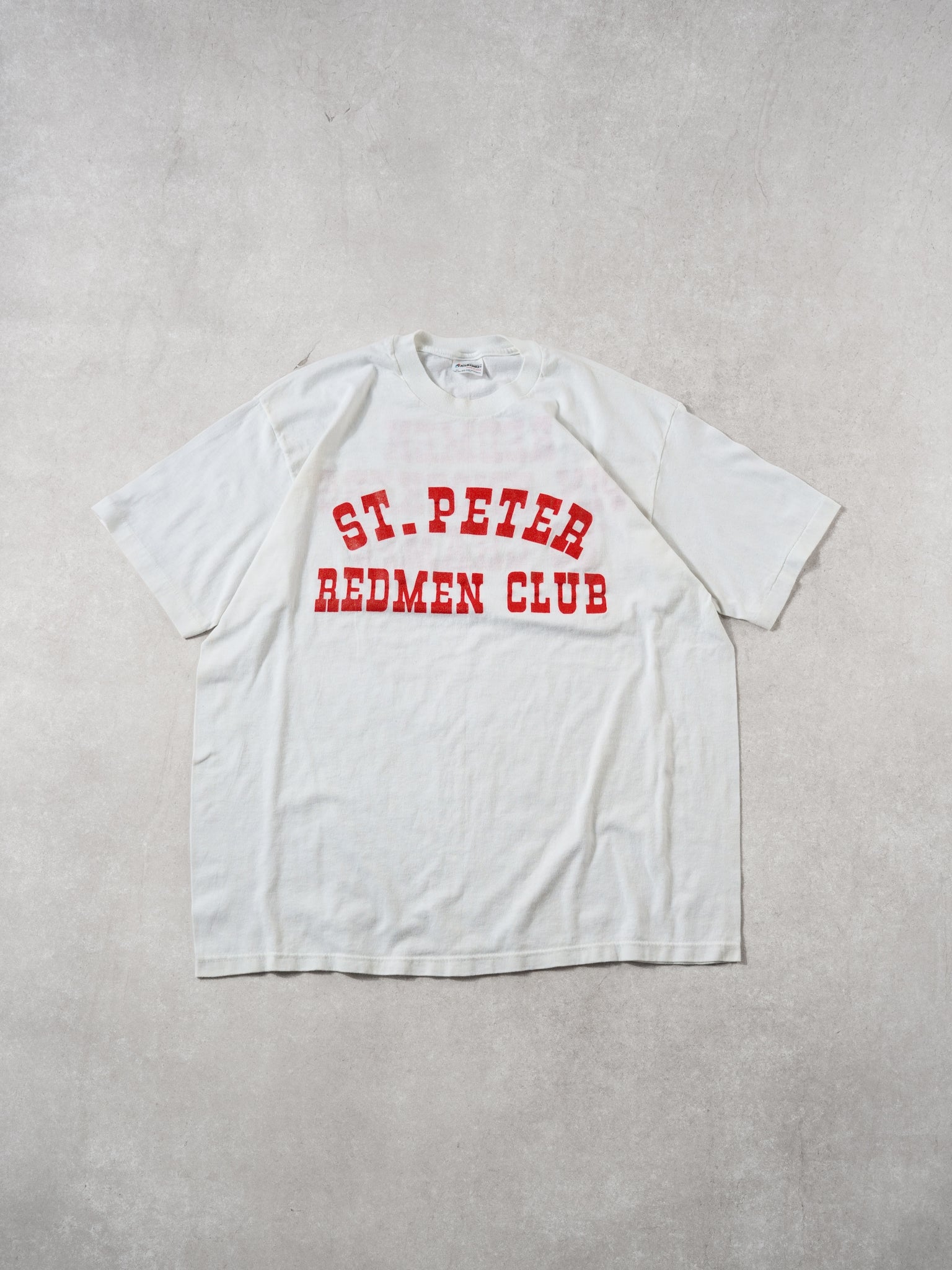 Vintage 80s St Peter Redmen Club Single Stitched Tee (M)
