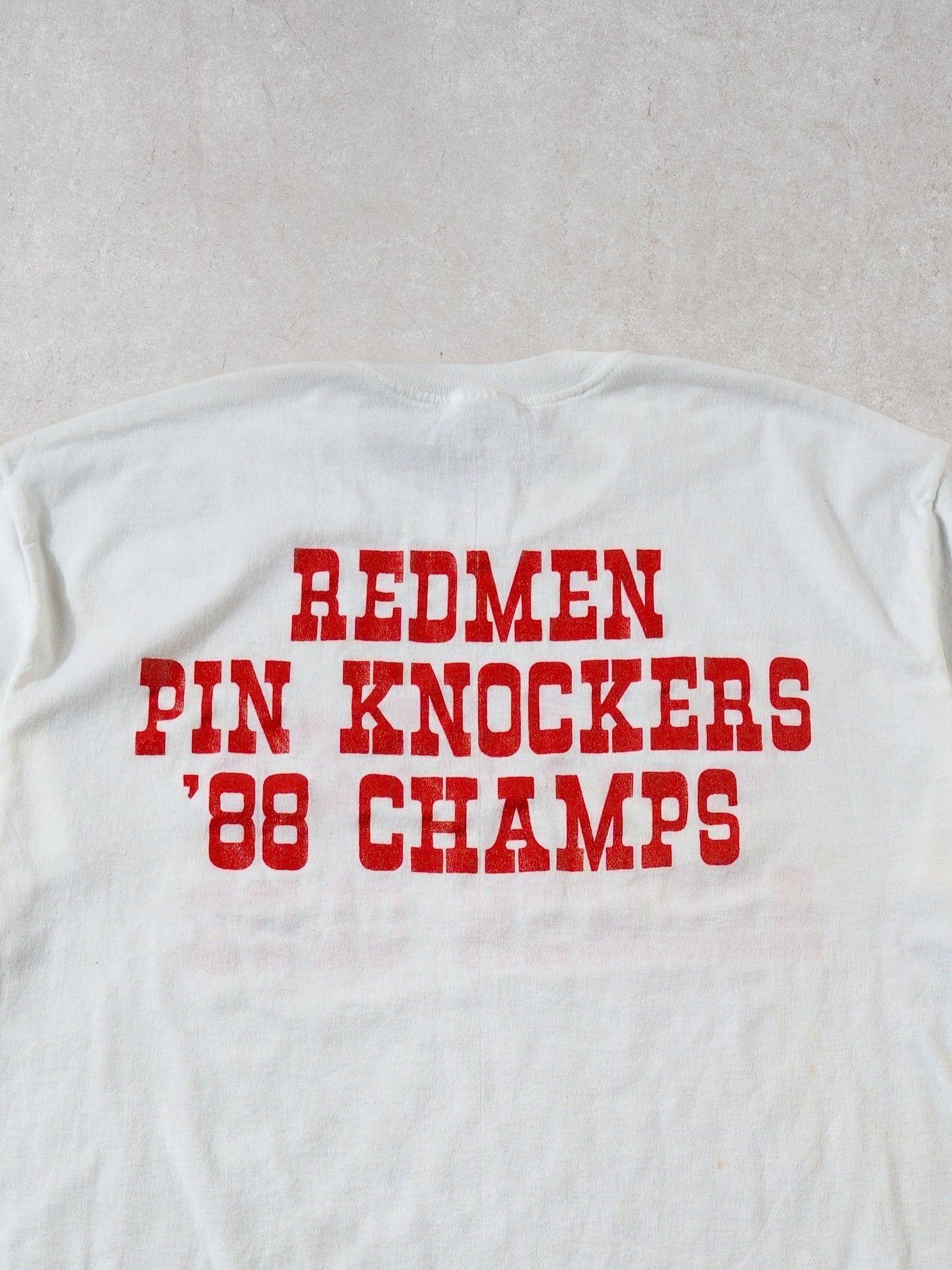 Vintage 80s St Peter Redmen Club Single Stitched Tee (M)