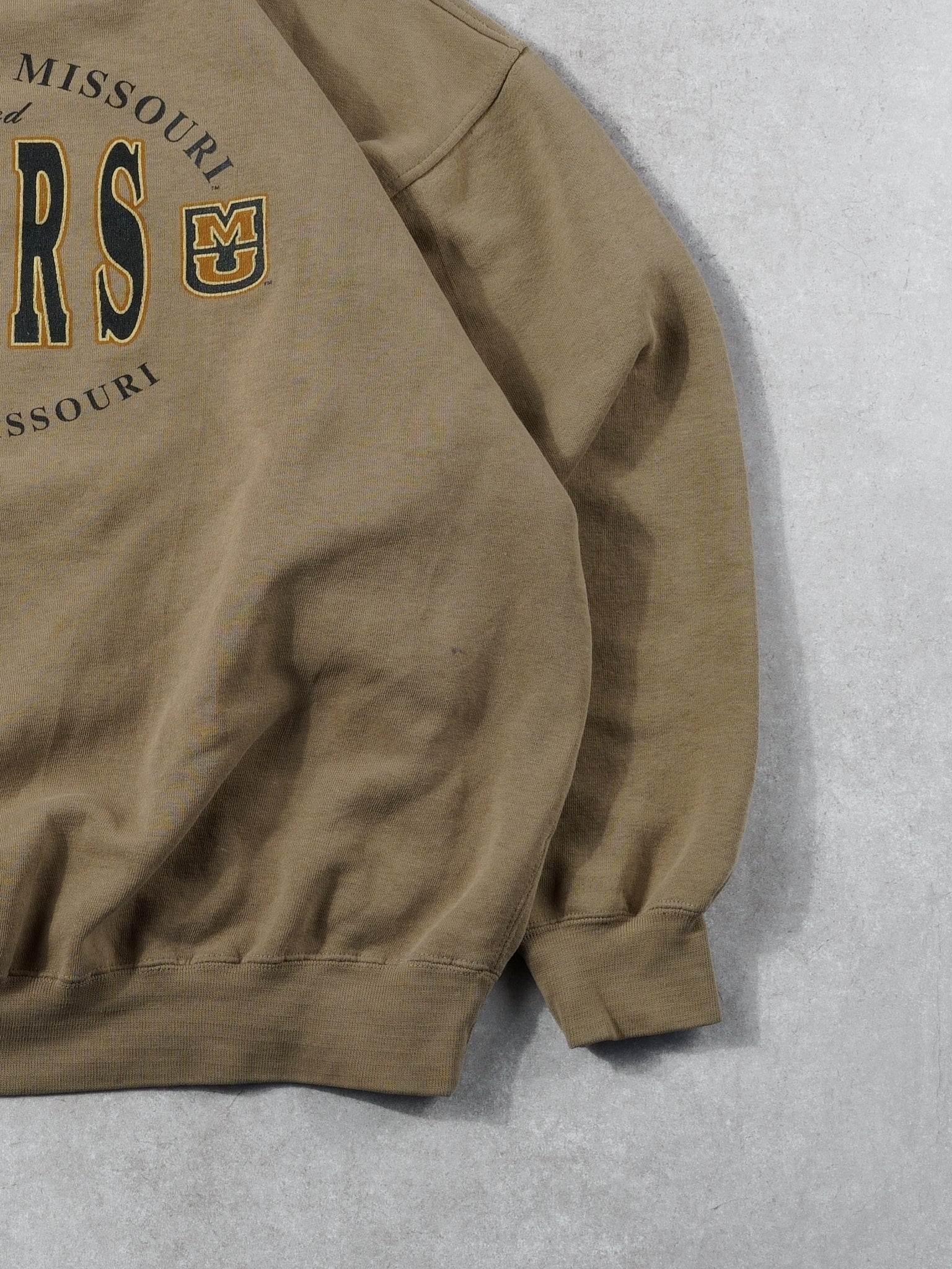 Vintage 90s Brown University Of Missouri Tigers Crewneck (XL)