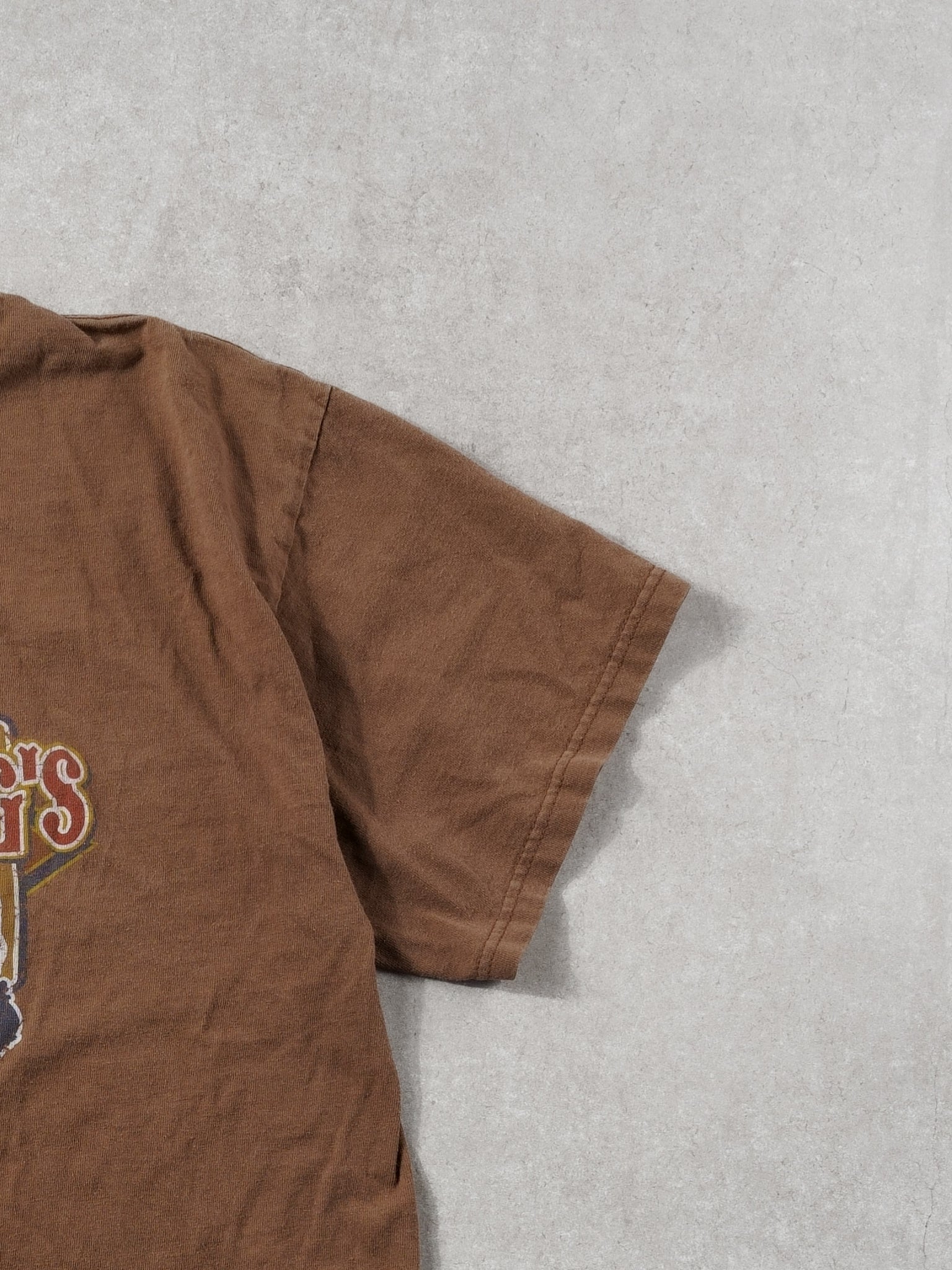 Vintage Y2k Brown Up In Smoke Cheechy Chong's Graphic Tee (M)