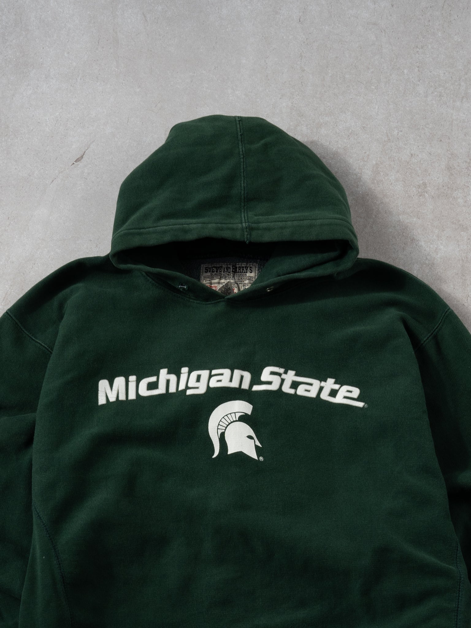 Vintage Y2K Pine Green Michigan State Hoodie (M/L)