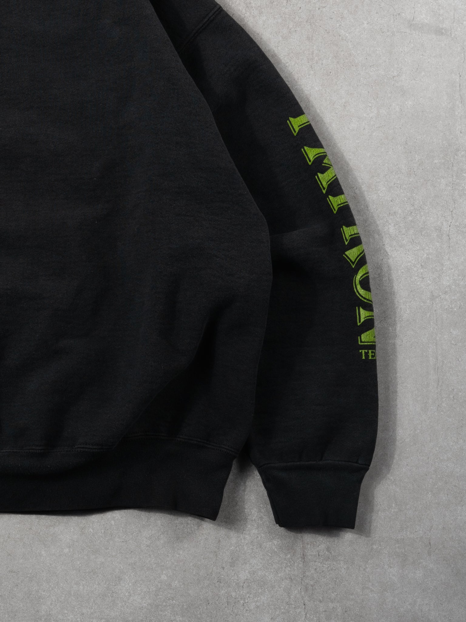 Vintage 90s Washed Black Patron Tequillia Crewneck (L)