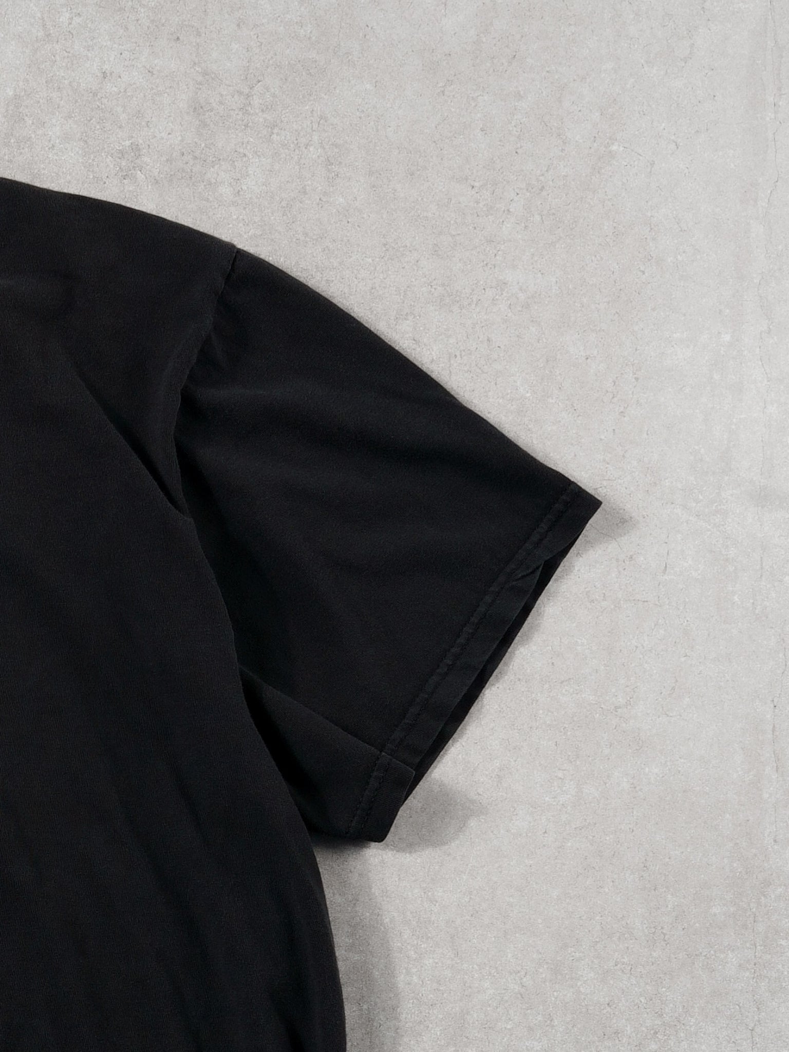 Vintage 90s Washed Black Polo Ralph Lauren Tee (L)