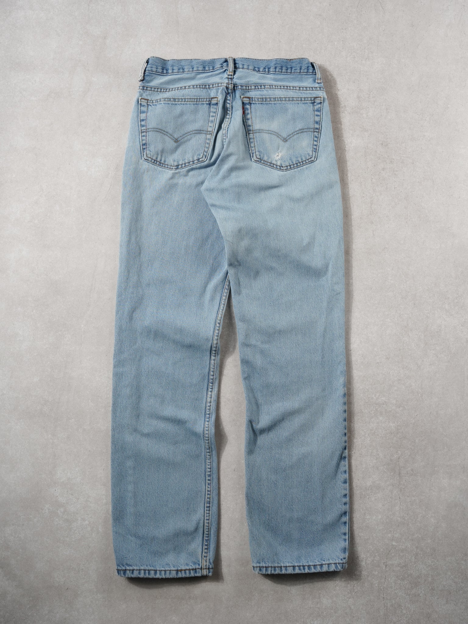 Vintage 90s Light Blue Levi's Straight Denim Jeans (30x32)
