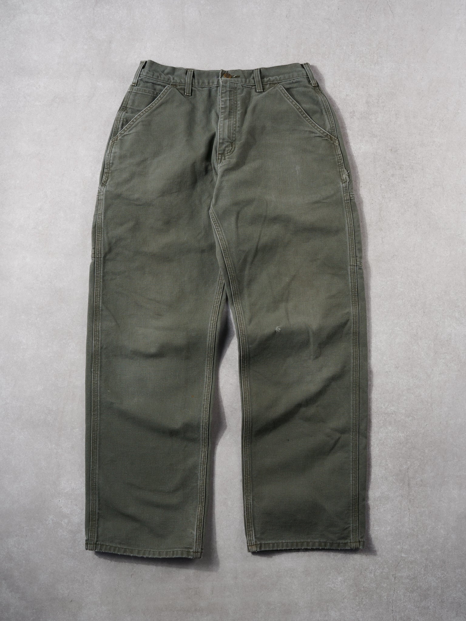 Vintage 90s Juniper Green Carhartt Carpenter Pants (30x31)