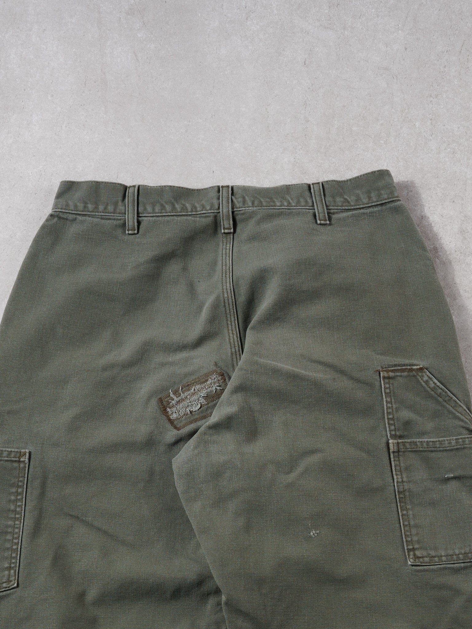 Vintage 90s Juniper Green Carhartt Carpenter Pants (30x31)