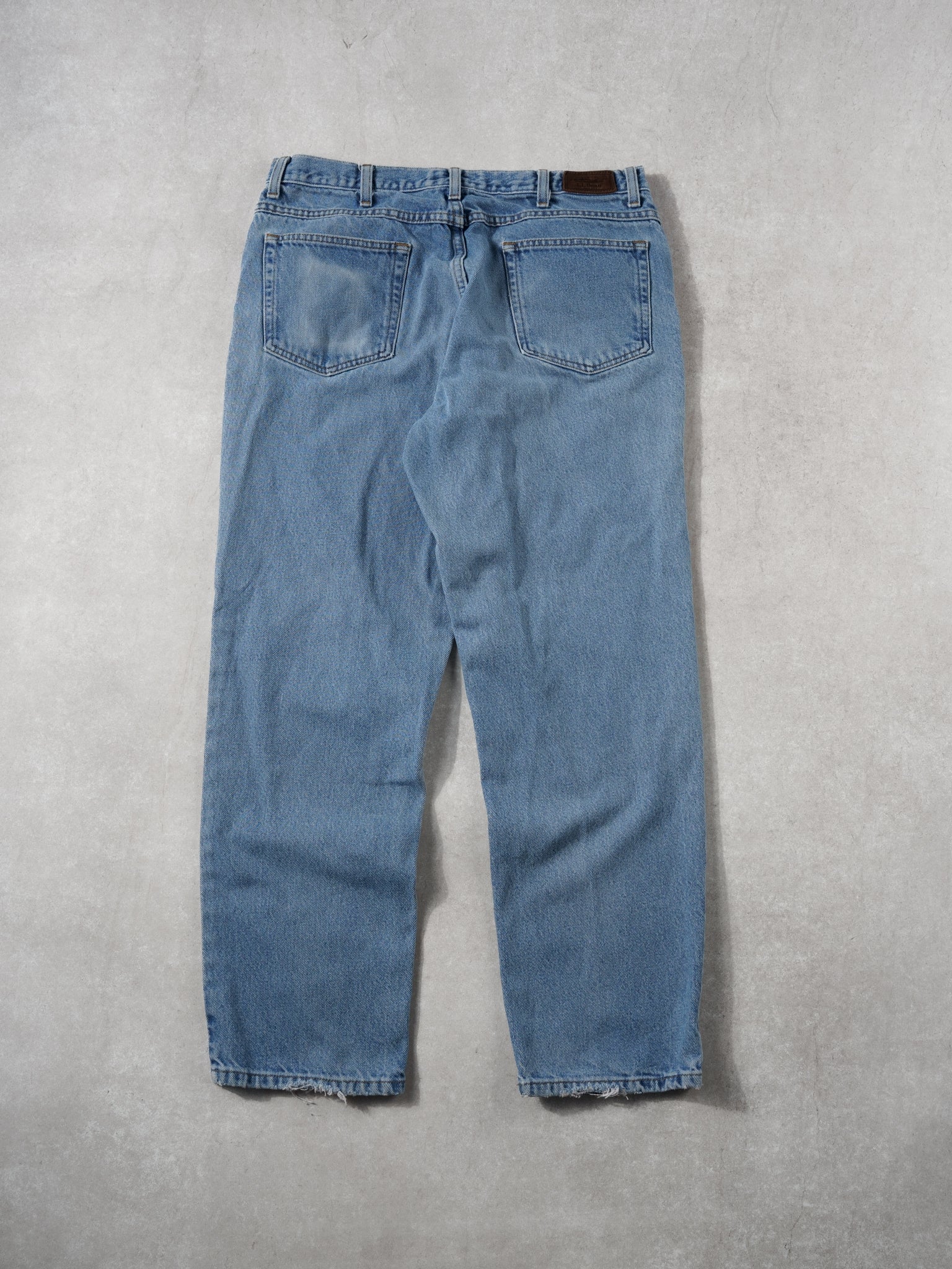 Vintage 90s Light Blue LL Bean Classic Fit Denim Jeans (32x29)