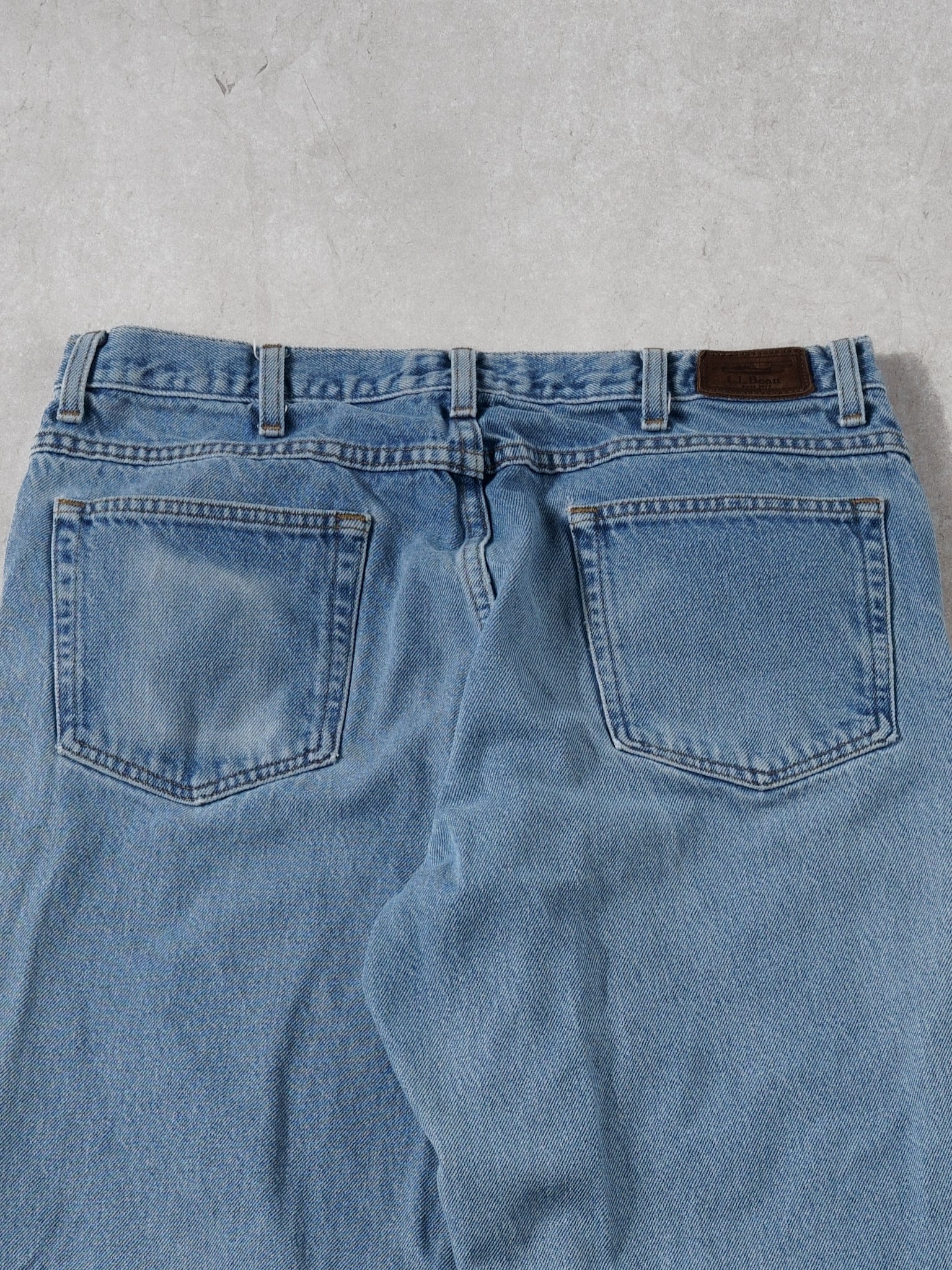 Vintage 90s Light Blue LL Bean Classic Fit Denim Jeans (32x29)