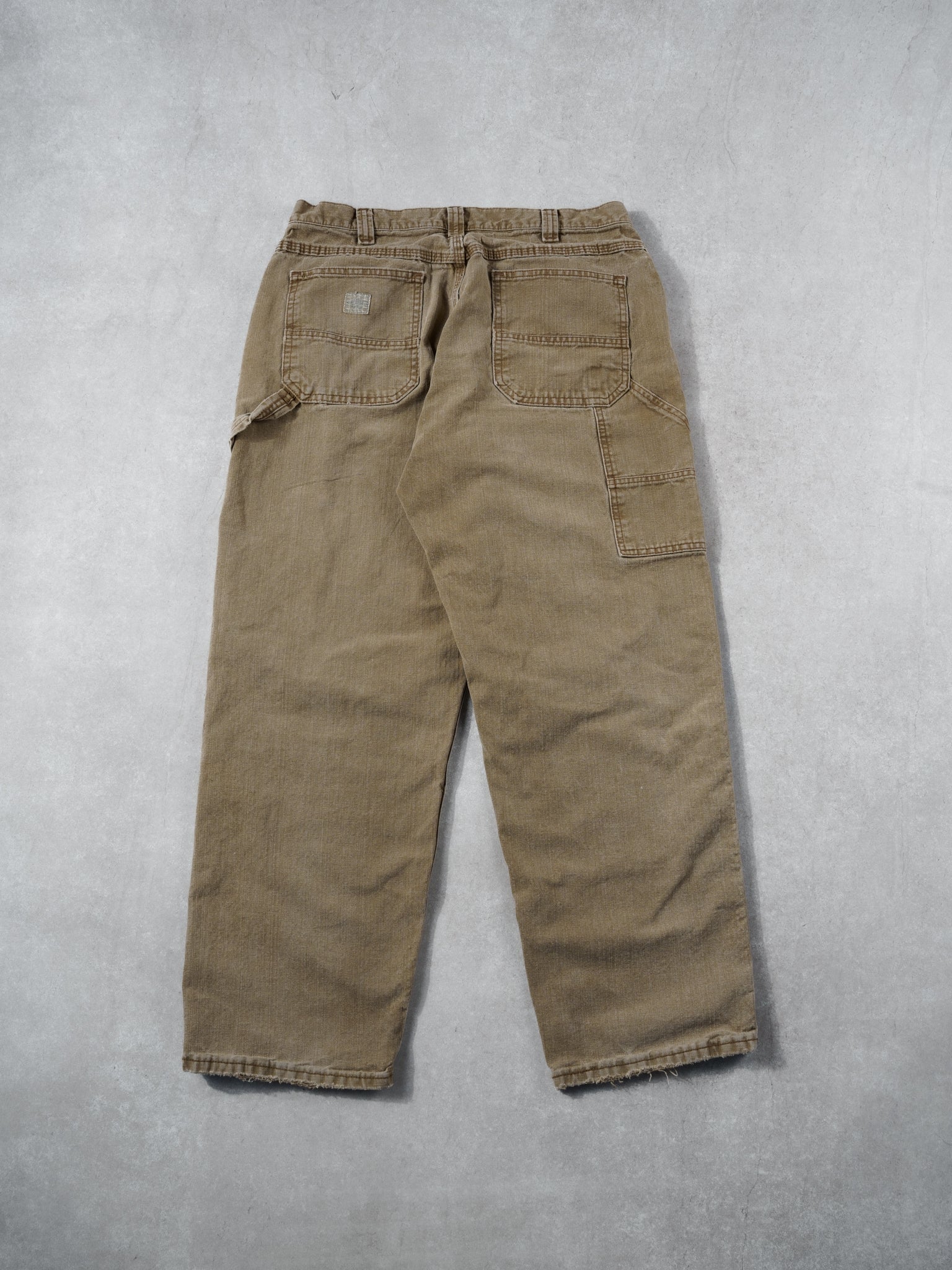 Vintage 90s Khaki Lee Dungeree Carpenter Pants (32x30)