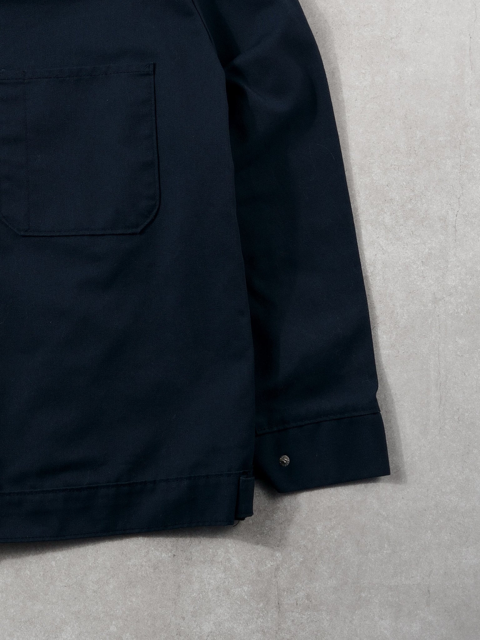 Vintage 70s Navy Blue Workwear Jacket (L)