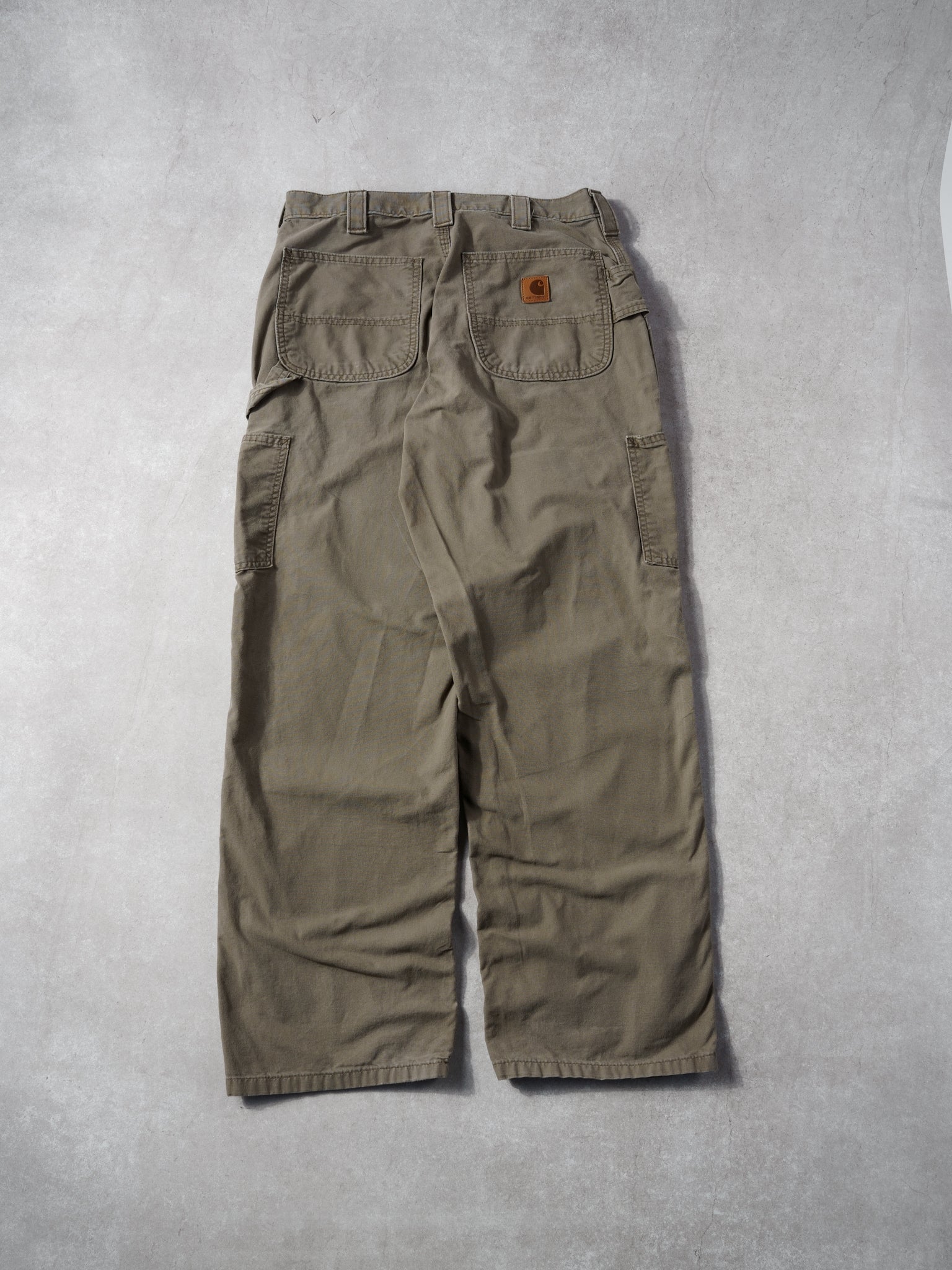 Vintage Washed Brown Carhartt Carpenter Pants (30x30)