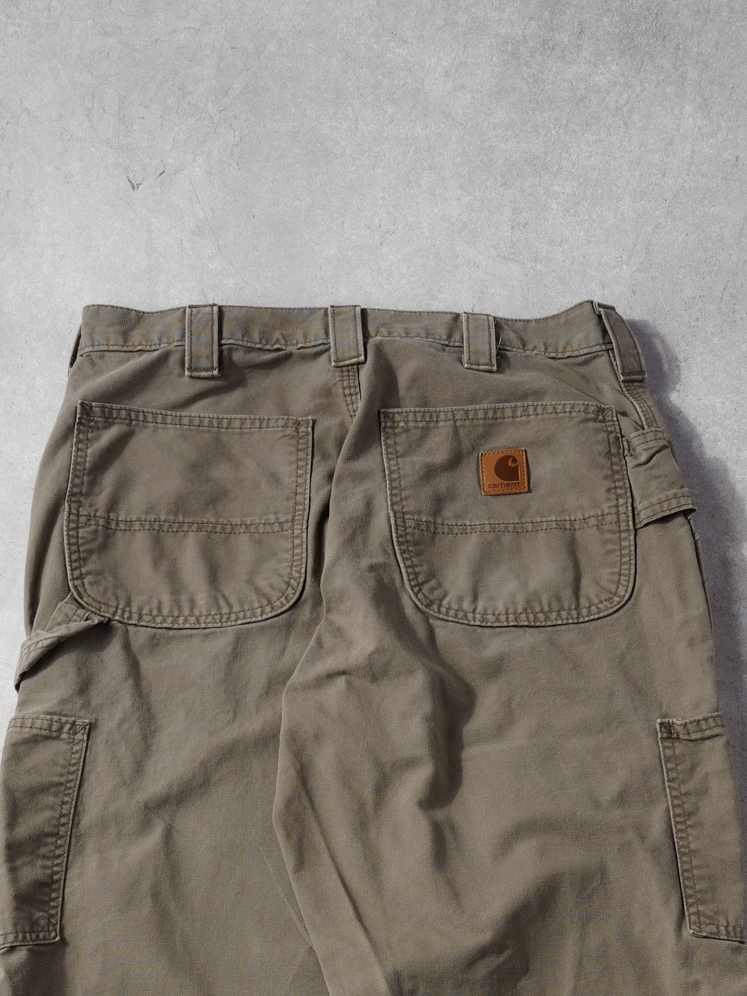 Vintage Washed Brown Carhartt Carpenter Pants (30x30)