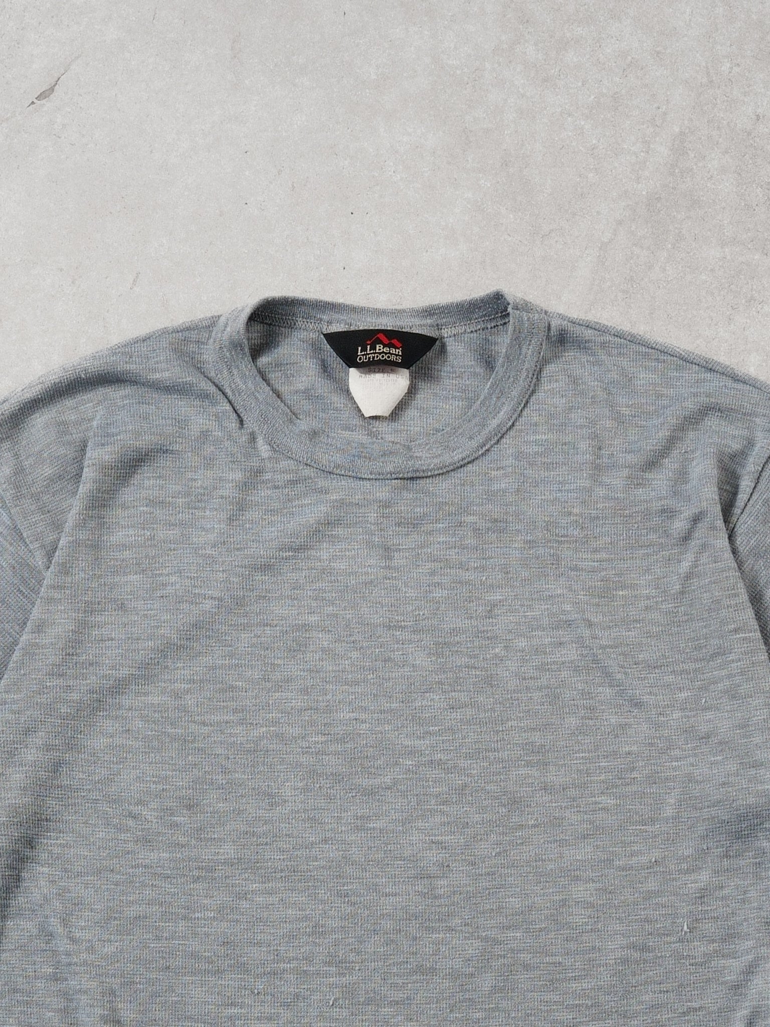 Vintage 70s Grey LL Bean Outdoor Blank Tee (S/M)