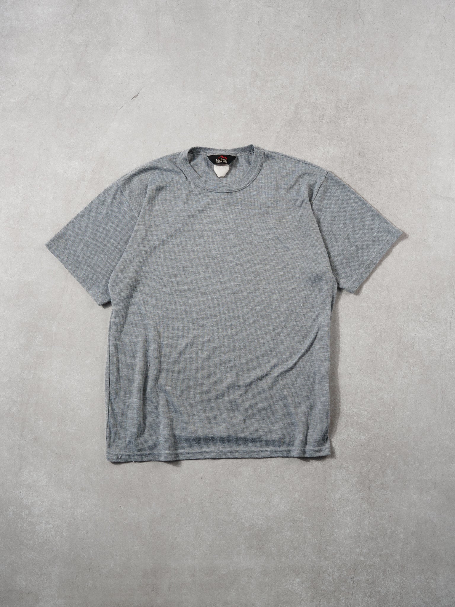 Vintage 70s Grey LL Bean Outdoor Blank Tee (S/M)