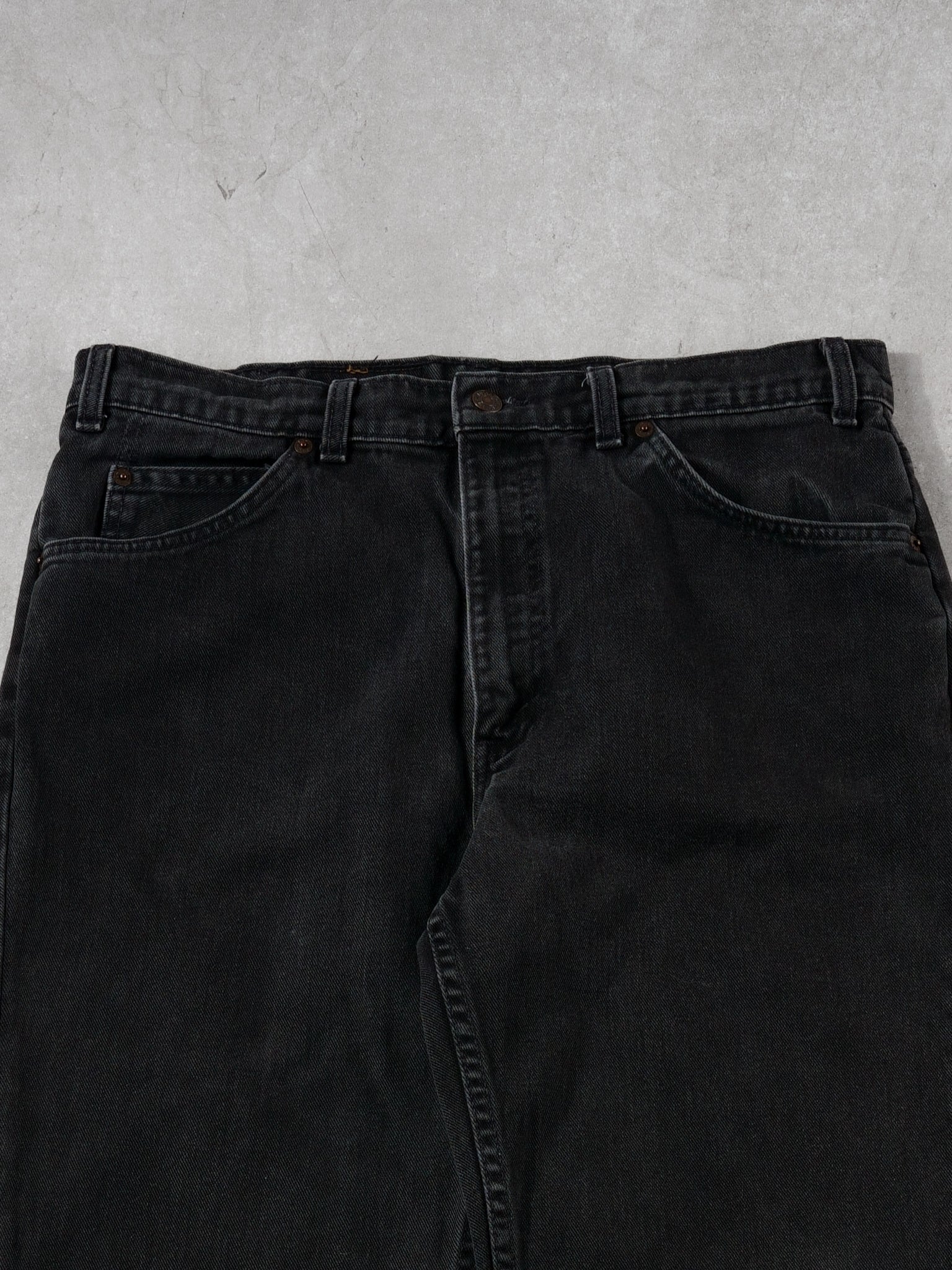 Vintage 80s Black Levi Denim Jeans (34 x 31)