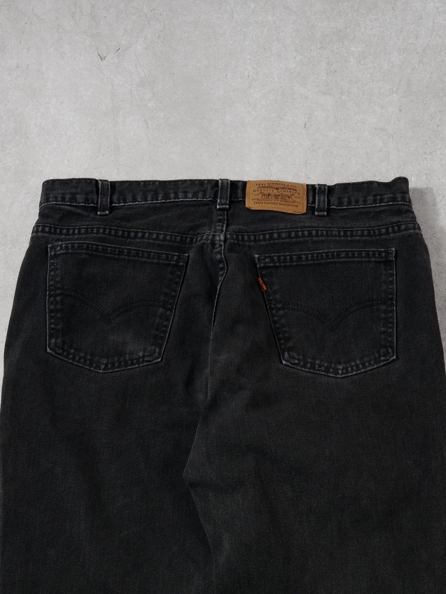 Vintage 80s Black Levi Denim Jeans (34 x 31)