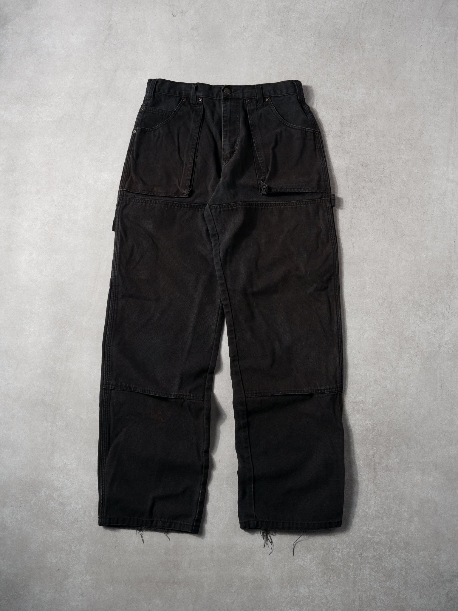 Vintage Black Dickies Double Knee Carpenter Pants (30x32)